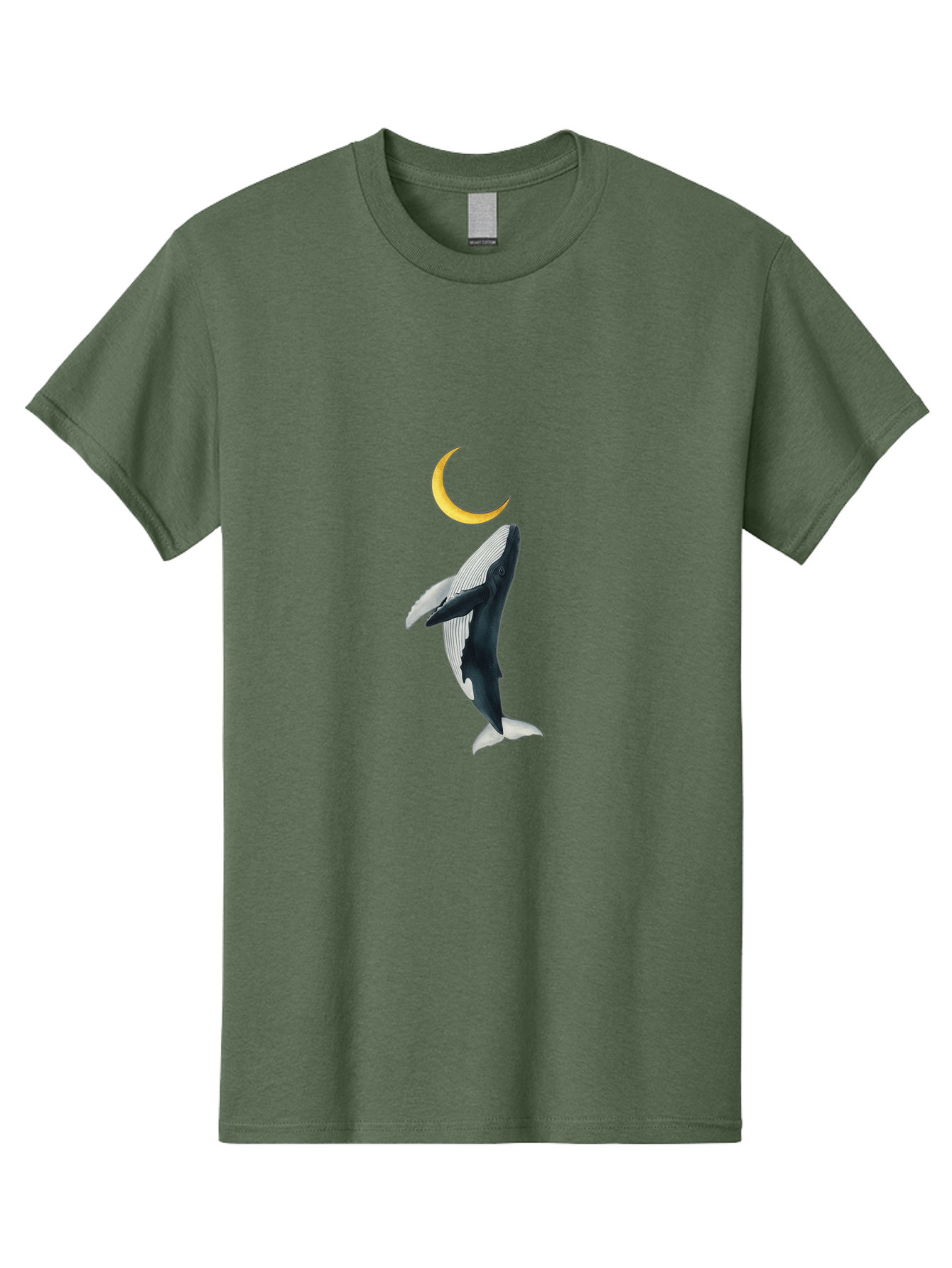 Whale-And-Crescent-Moon Men'S Graphic Tee, 100% Cotton, Comfortable Casual Summer Wear, Machine Washable, Vintage Camera, Old Camera, Antique Camera, Black Camera, Classic Photography, Photography Equipment, Nostalgic Device, Film Camera, Baj300