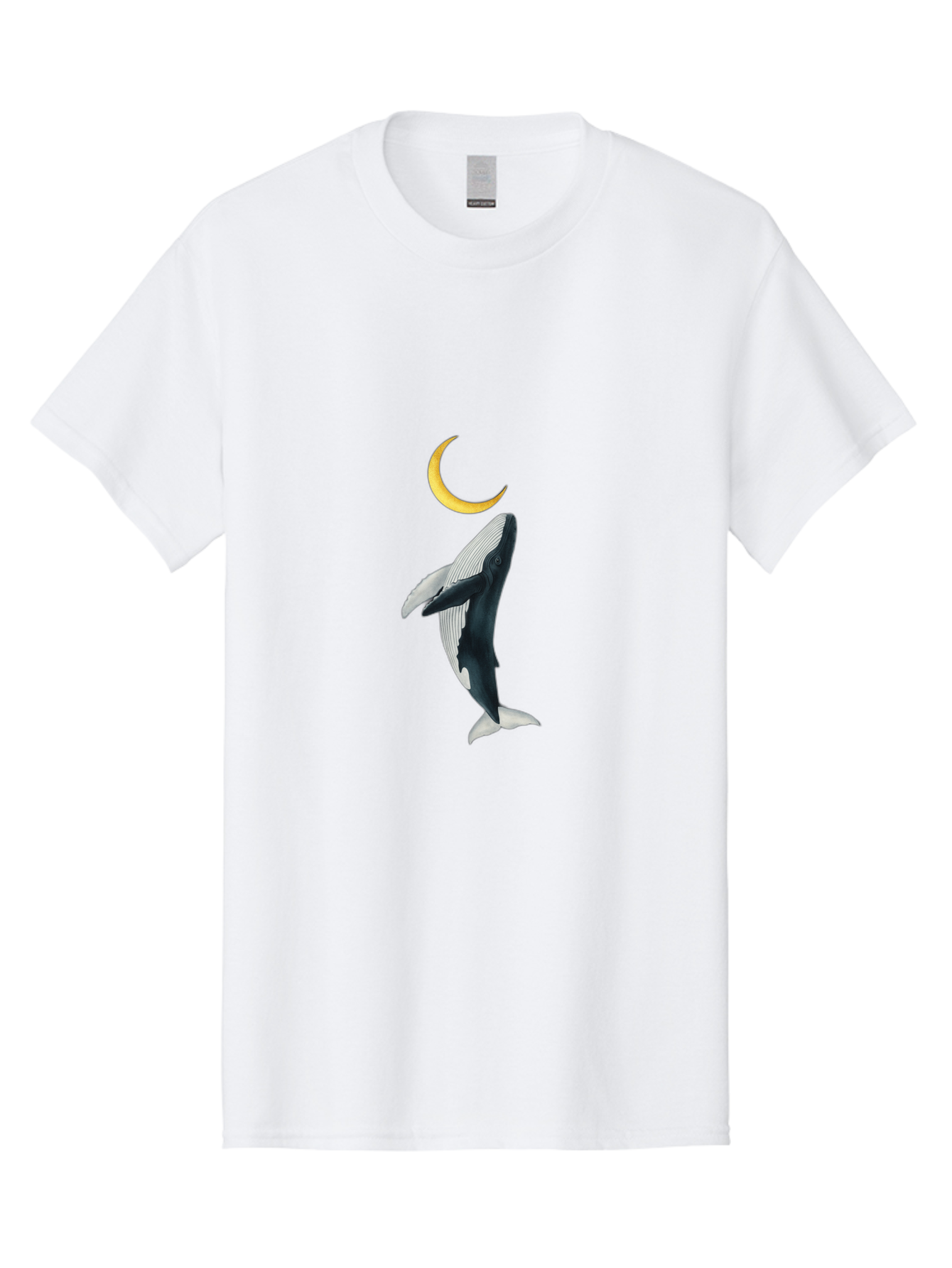 Whale-And-Crescent-Moon Men'S Graphic Tee, 100% Cotton, Comfortable Casual Summer Wear, Machine Washable, Vintage Camera, Old Camera, Antique Camera, Black Camera, Classic Photography, Photography Equipment, Nostalgic Device, Film Camera, Baj300