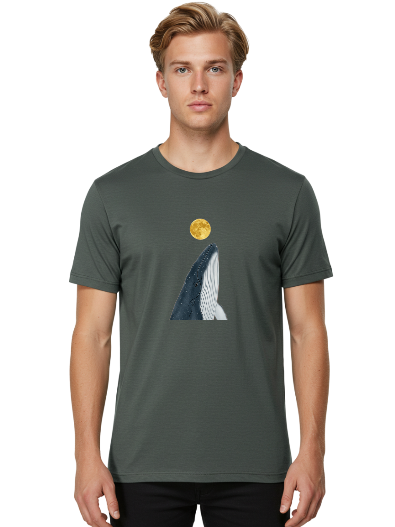 Whale-And-Moon Men'S Graphic Tee, 100% Cotton, Comfortable Casual Summer Wear, Machine Washable, Vintage Camera, Old Camera, Antique Camera, Black Camera, Classic Photography, Photography Equipment, Nostalgic Device, Film Camera, Camera Art Baj301