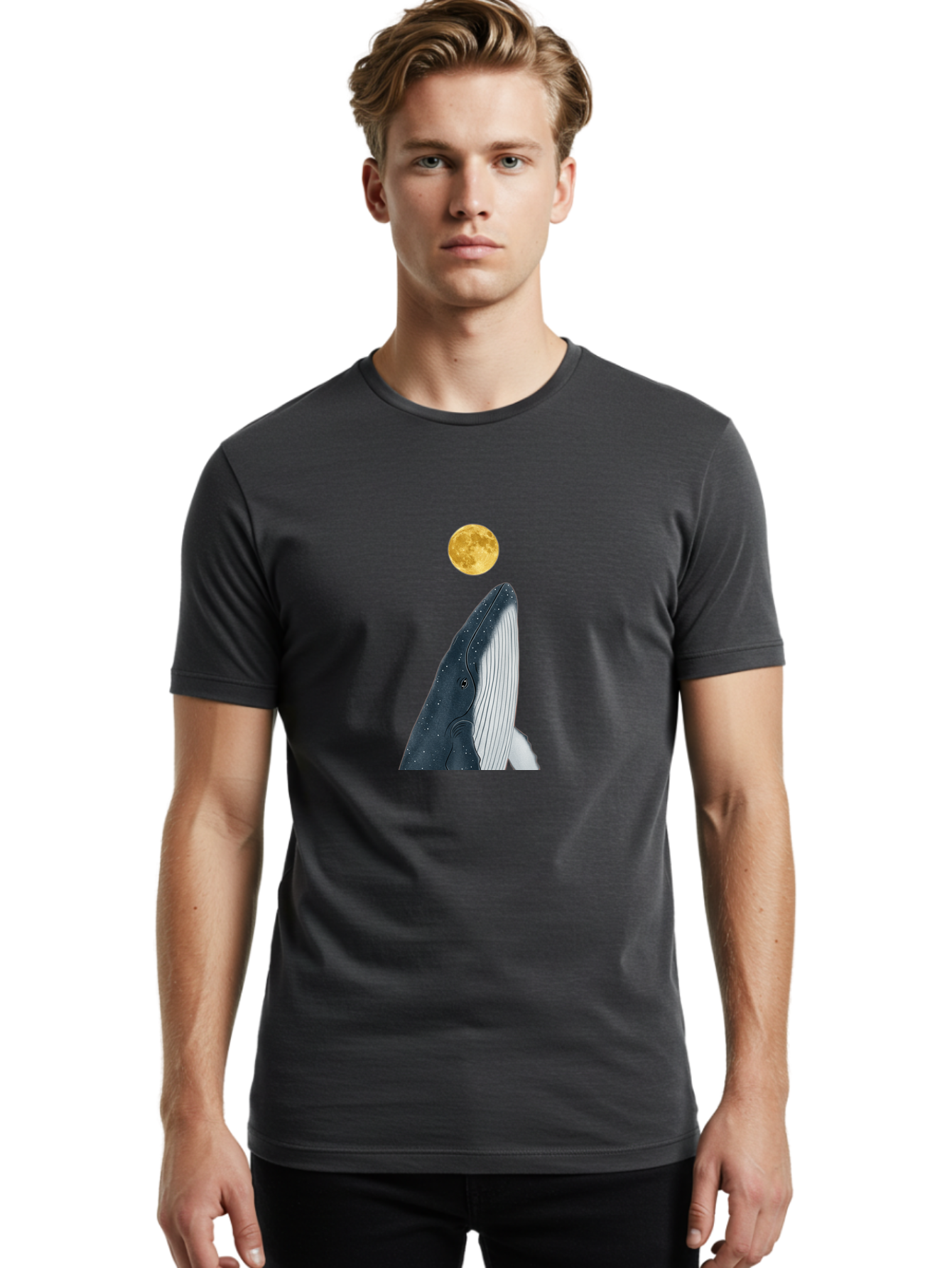 Whale-And-Moon Men'S Graphic Tee, 100% Cotton, Comfortable Casual Summer Wear, Machine Washable, Vintage Camera, Old Camera, Antique Camera, Black Camera, Classic Photography, Photography Equipment, Nostalgic Device, Film Camera, Camera Art Baj301