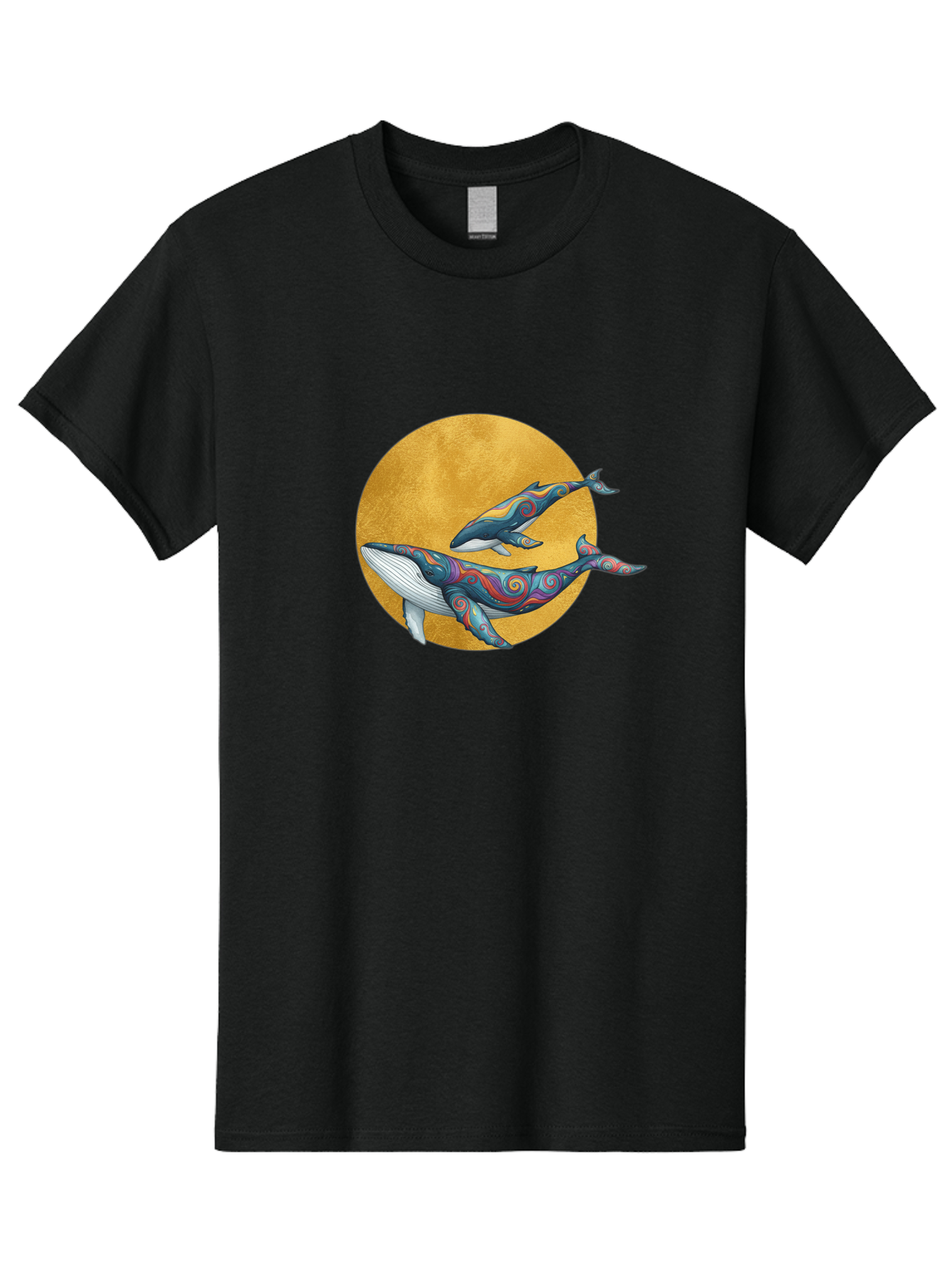 Whales-1 Men'S Graphic Tee, 100% Cotton, Comfortable Casual Summer Wear, Machine Washable, Vintage Camera, Old Camera, Antique Camera, Black Camera, Classic Photography, Photography Equipment, Nostalgic Device, Film Camera, Camera Art Baj302