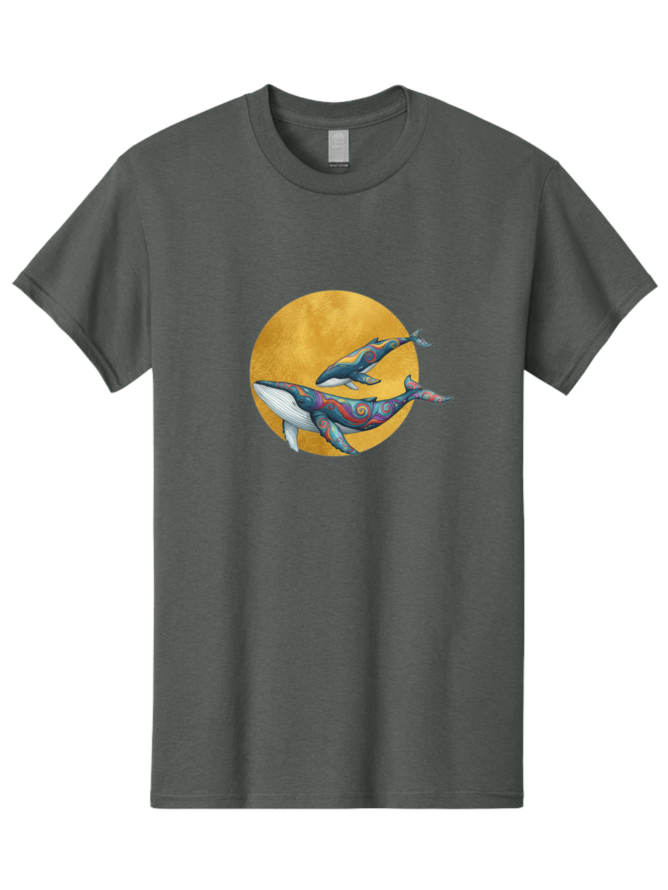Whales-1 Men'S Graphic Tee, 100% Cotton, Comfortable Casual Summer Wear, Machine Washable, Vintage Camera, Old Camera, Antique Camera, Black Camera, Classic Photography, Photography Equipment, Nostalgic Device, Film Camera, Camera Art Baj302