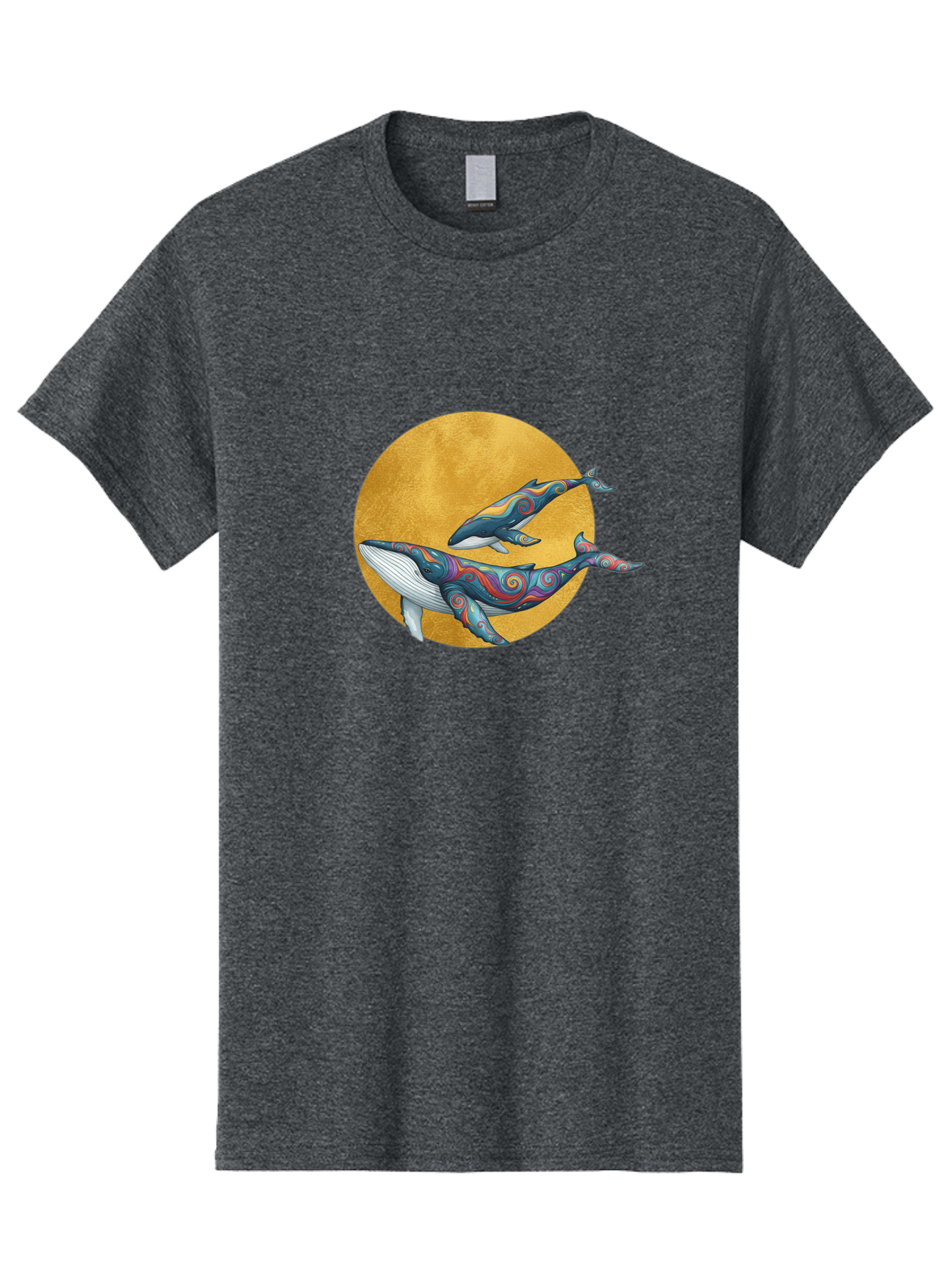 Whales-1 Men'S Graphic Tee, 100% Cotton, Comfortable Casual Summer Wear, Machine Washable, Vintage Camera, Old Camera, Antique Camera, Black Camera, Classic Photography, Photography Equipment, Nostalgic Device, Film Camera, Camera Art Baj302