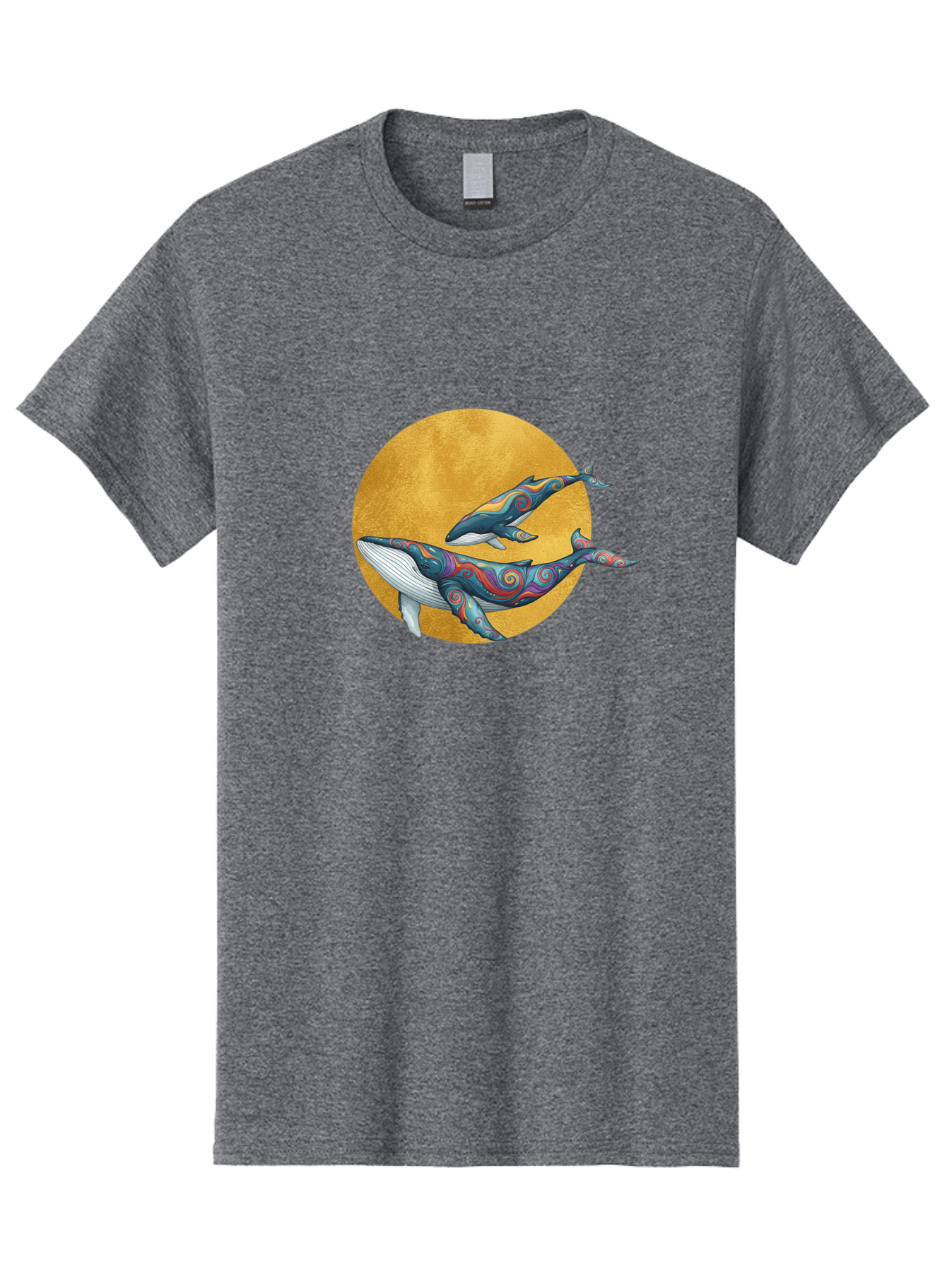 Whales-1 Men'S Graphic Tee, 100% Cotton, Comfortable Casual Summer Wear, Machine Washable, Vintage Camera, Old Camera, Antique Camera, Black Camera, Classic Photography, Photography Equipment, Nostalgic Device, Film Camera, Camera Art Baj302