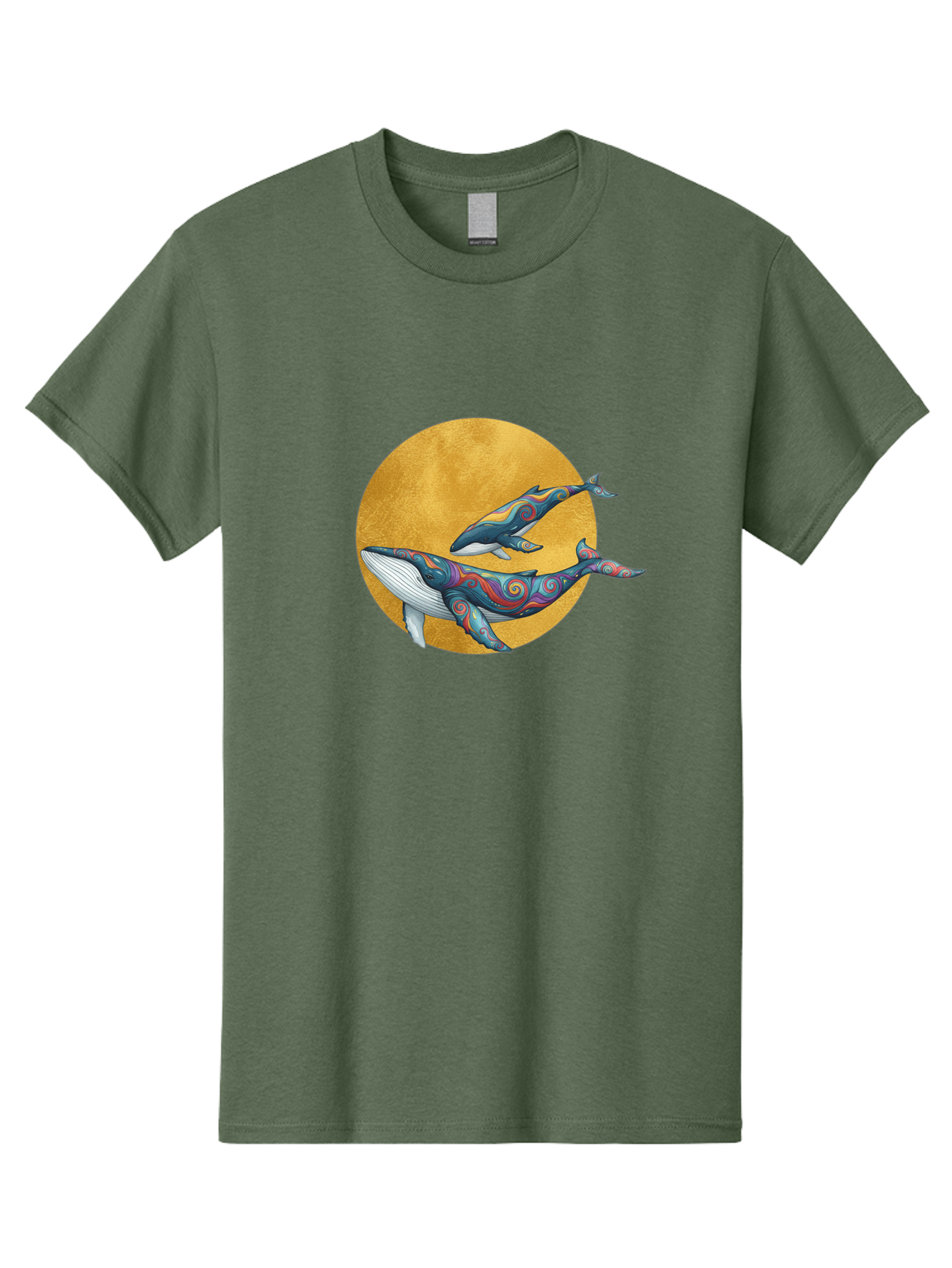 Whales-1 Men'S Graphic Tee, 100% Cotton, Comfortable Casual Summer Wear, Machine Washable, Vintage Camera, Old Camera, Antique Camera, Black Camera, Classic Photography, Photography Equipment, Nostalgic Device, Film Camera, Camera Art Baj302