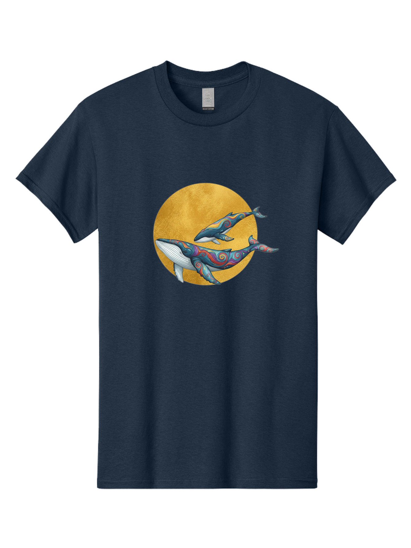 Whales-1 Men'S Graphic Tee, 100% Cotton, Comfortable Casual Summer Wear, Machine Washable, Vintage Camera, Old Camera, Antique Camera, Black Camera, Classic Photography, Photography Equipment, Nostalgic Device, Film Camera, Camera Art Baj302