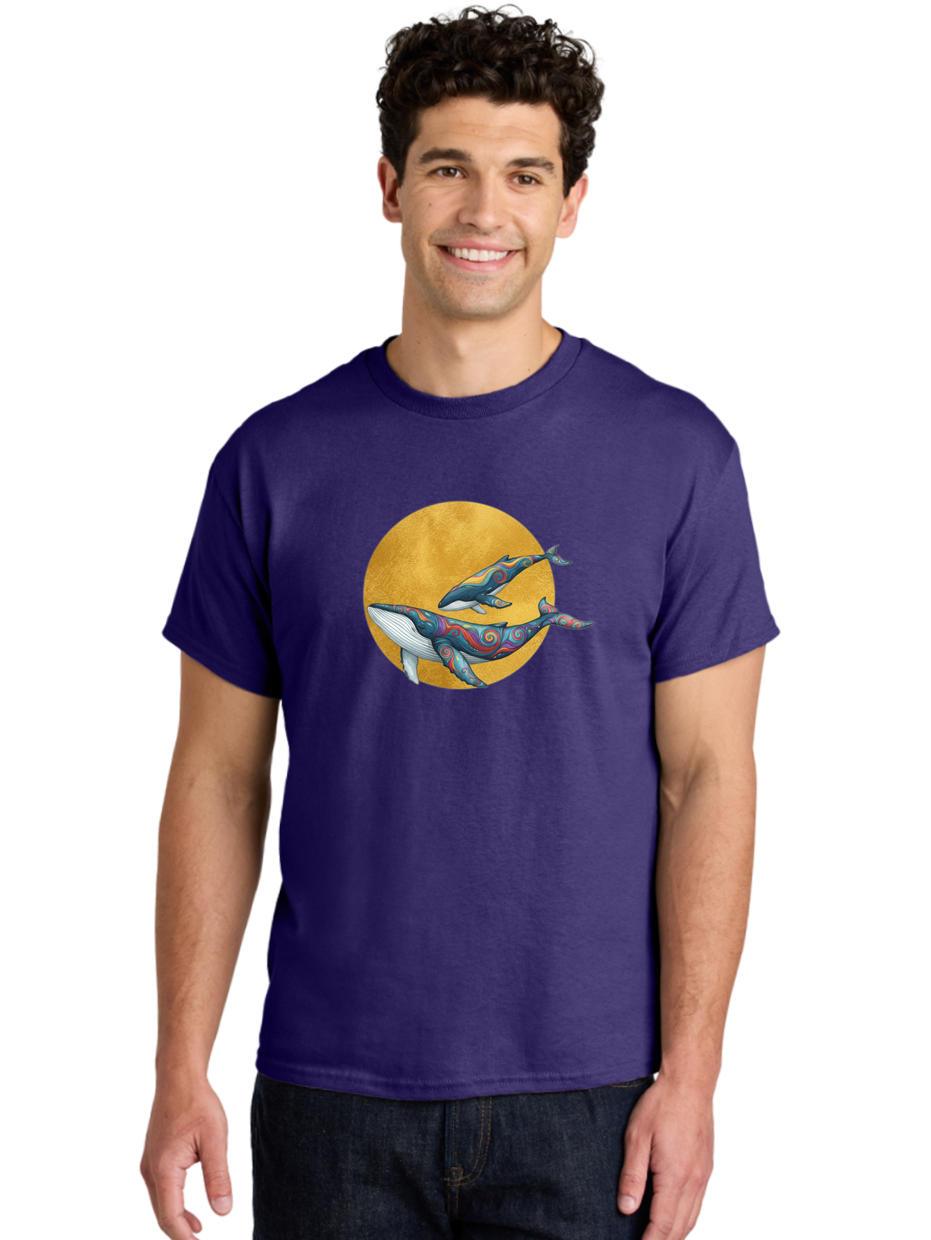 Whales-1 Men'S Graphic Tee, 100% Cotton, Comfortable Casual Summer Wear, Machine Washable, Vintage Camera, Old Camera, Antique Camera, Black Camera, Classic Photography, Photography Equipment, Nostalgic Device, Film Camera, Camera Art Baj302
