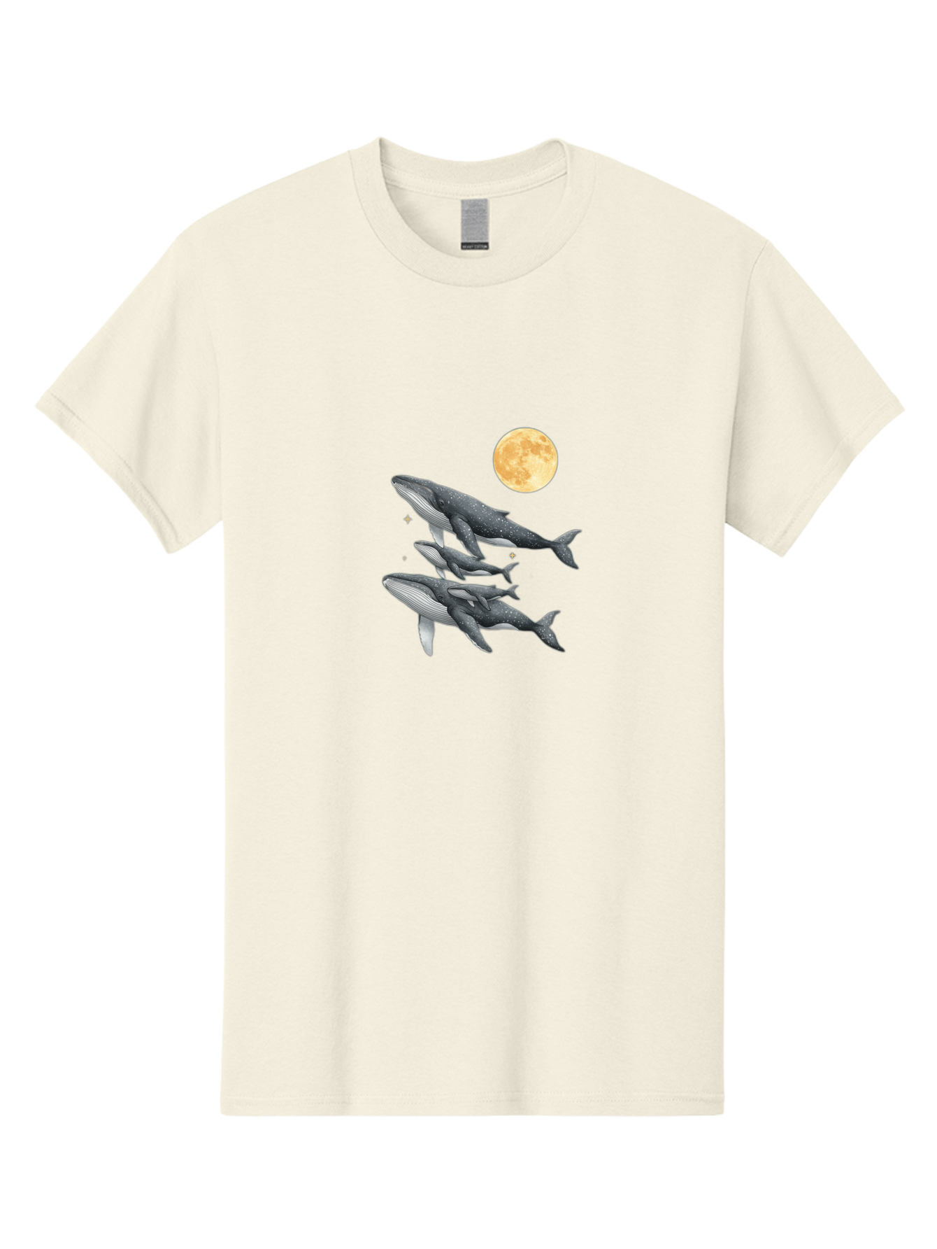 Whales-Under-Full-Moon Men'S Graphic Tee, 100% Cotton, Comfortable Casual Summer Wear, Machine Washable, Vintage Camera, Old Camera, Antique Camera, Black Camera, Classic Photography, Photography Equipment, Nostalgic Device, Film Camera, Baj306