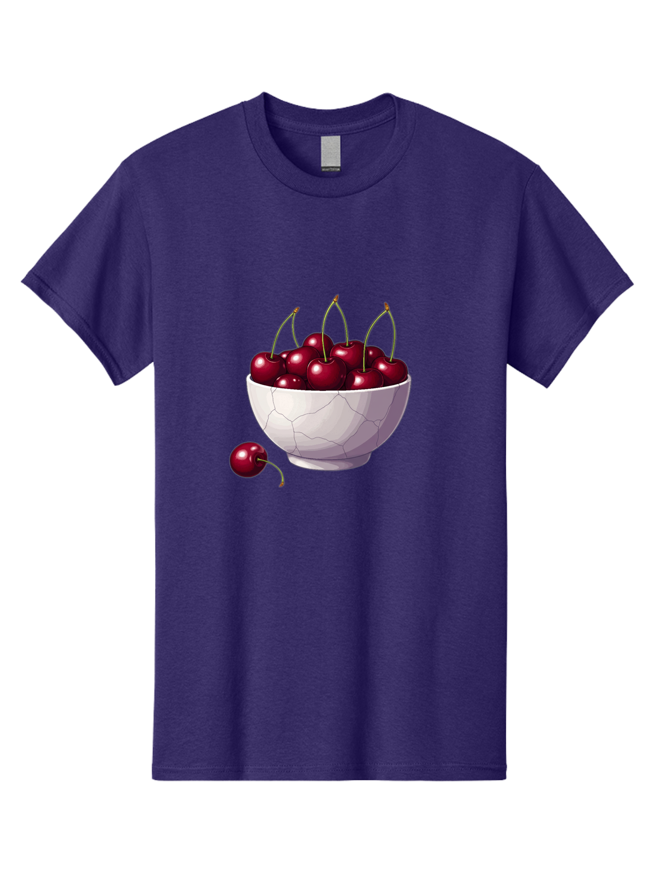 White-Bowl-Of-Cherries Men'S Graphic Tee, 100% Cotton, Comfortable Casual Summer Wear, Machine Washable, Vintage Camera, Old Camera, Antique Camera, Black Camera, Classic Photography, Photography Equipment, Nostalgic Device, Film Camera, Baj308