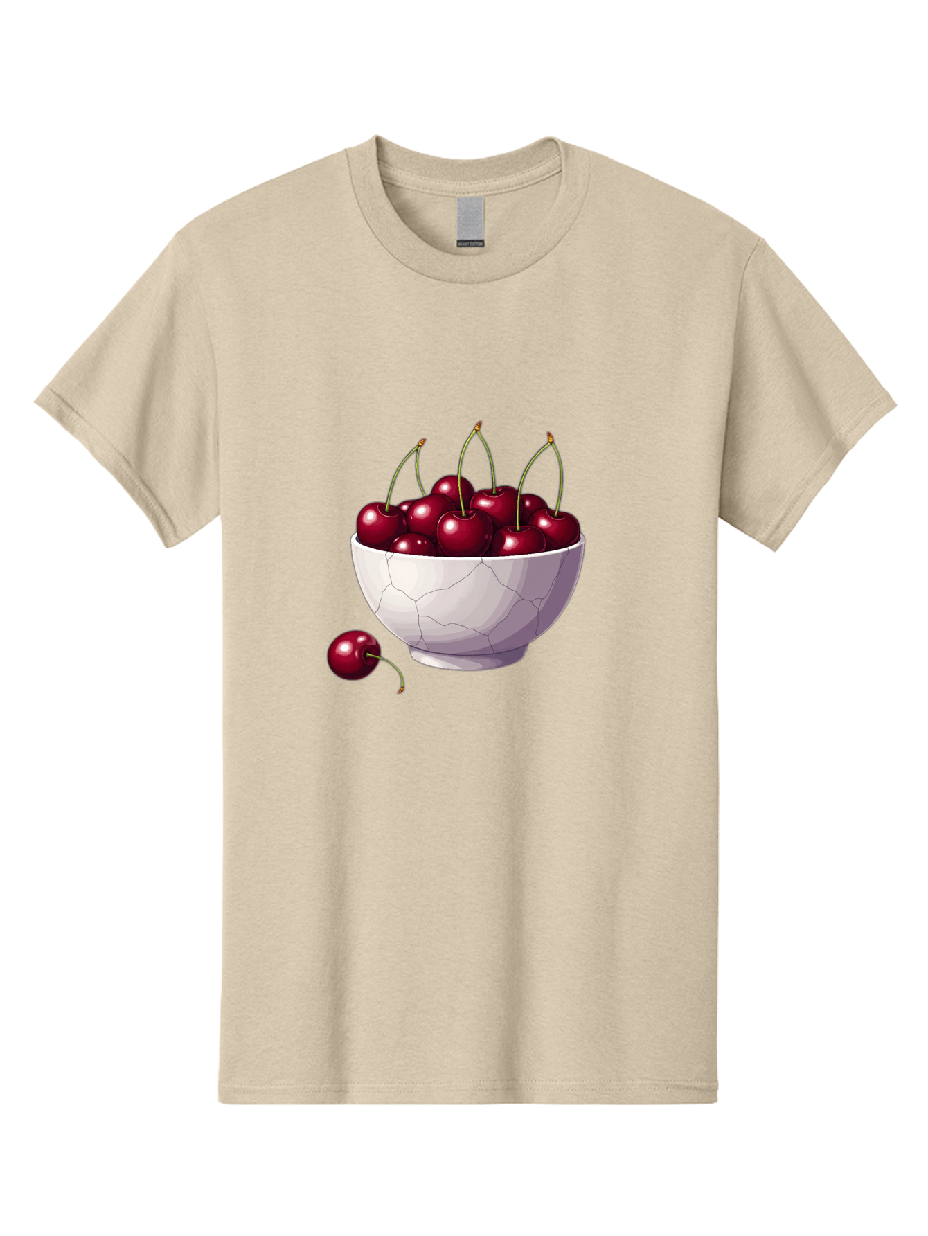 White-Bowl-Of-Cherries Men'S Graphic Tee, 100% Cotton, Comfortable Casual Summer Wear, Machine Washable, Vintage Camera, Old Camera, Antique Camera, Black Camera, Classic Photography, Photography Equipment, Nostalgic Device, Film Camera, Baj308