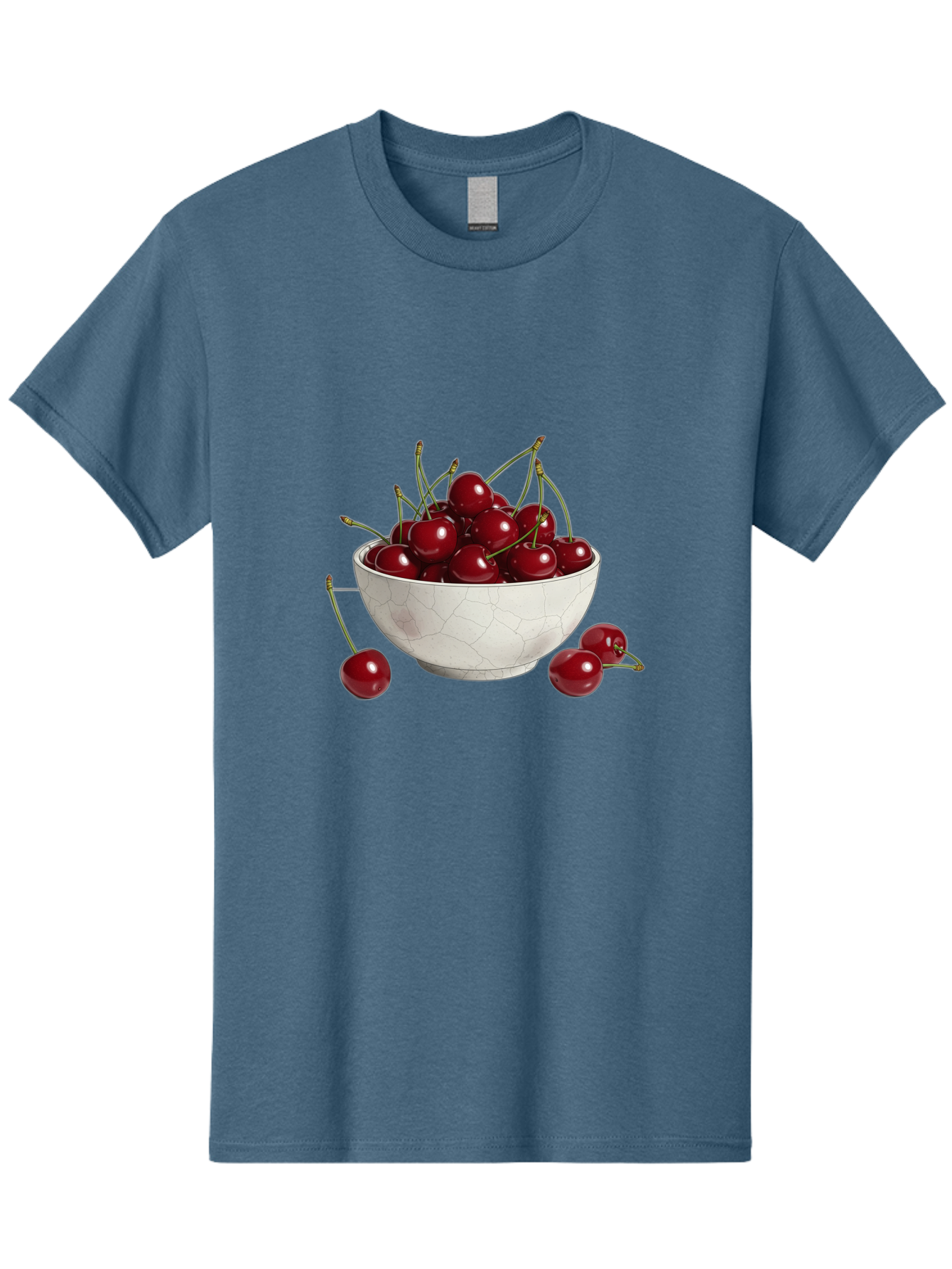 White-Bowl-With-Cherries Men'S Graphic Tee, 100% Cotton, Comfortable Casual Summer Wear, Machine Washable, Vintage Camera, Old Camera, Antique Camera, Black Camera, Classic Photography, Photography Equipment, Nostalgic Device, Film Camera, Baj309
