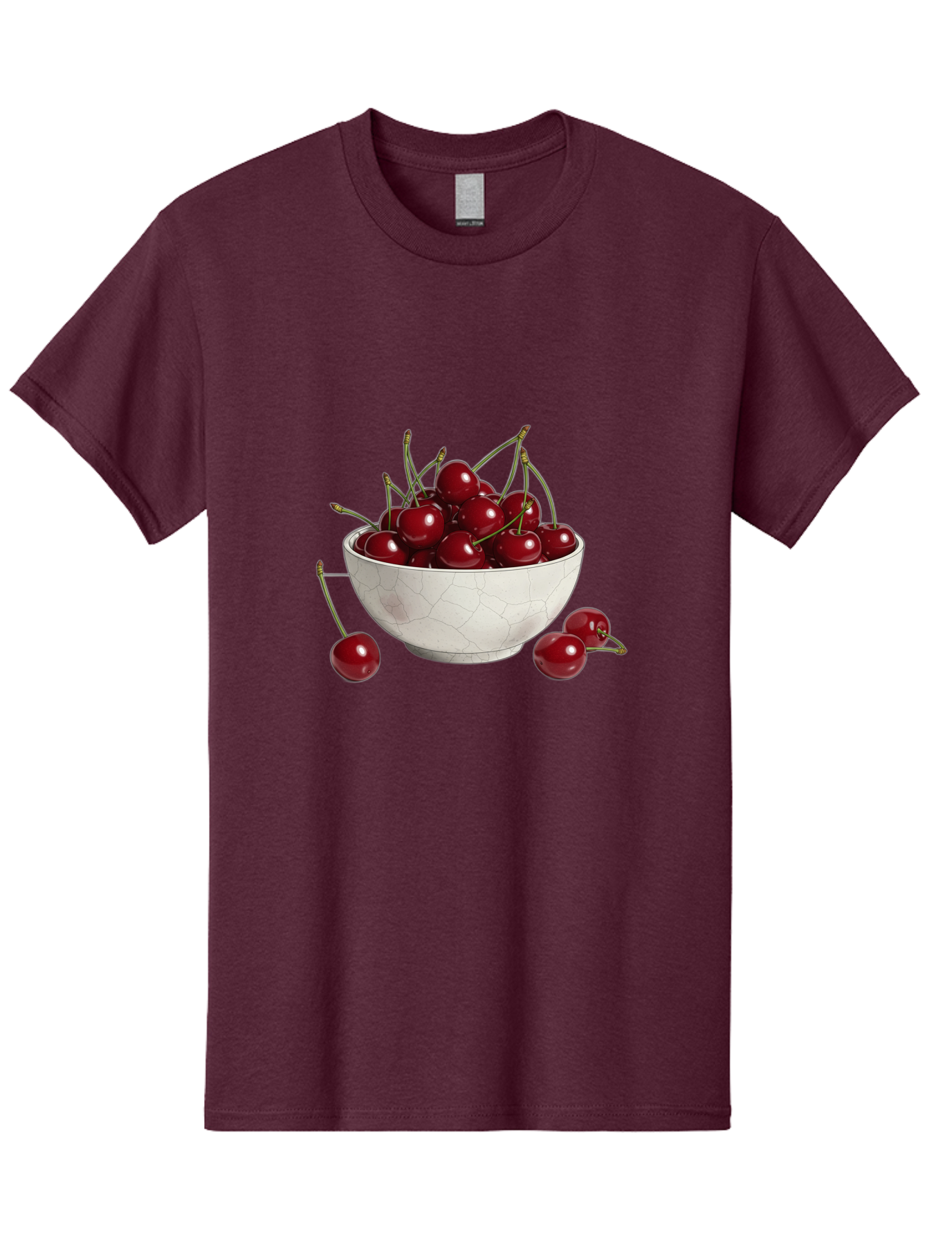 White-Bowl-With-Cherries Men'S Graphic Tee, 100% Cotton, Comfortable Casual Summer Wear, Machine Washable, Vintage Camera, Old Camera, Antique Camera, Black Camera, Classic Photography, Photography Equipment, Nostalgic Device, Film Camera, Baj309