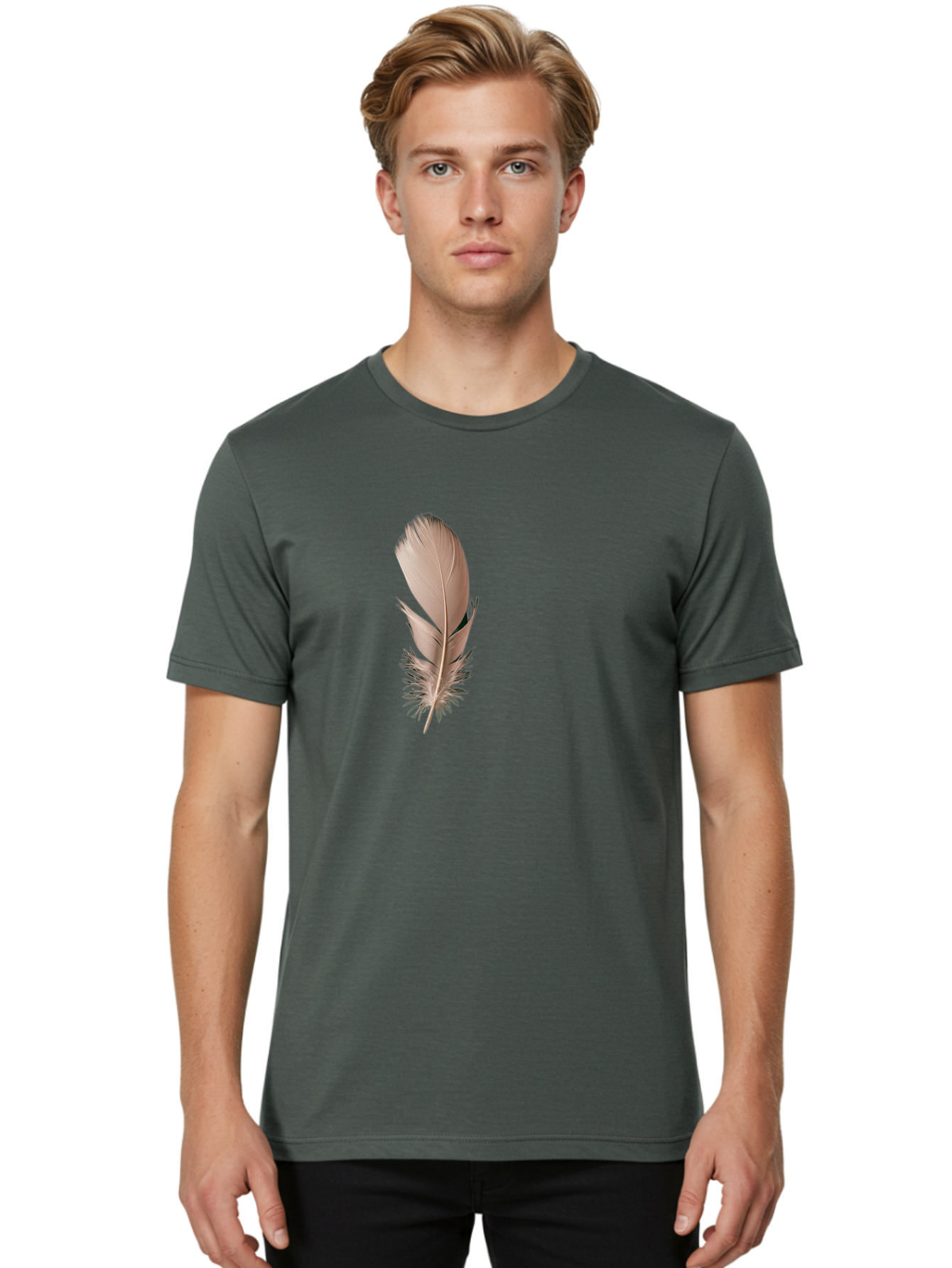 White-Feather Men'S Graphic Tee, 100% Cotton, Comfortable Casual Summer Wear, Machine Washable, Vintage Camera, Old Camera, Antique Camera, Black Camera, Classic Photography, Photography Equipment, Nostalgic Device, Film Camera, Camera Art Baj310