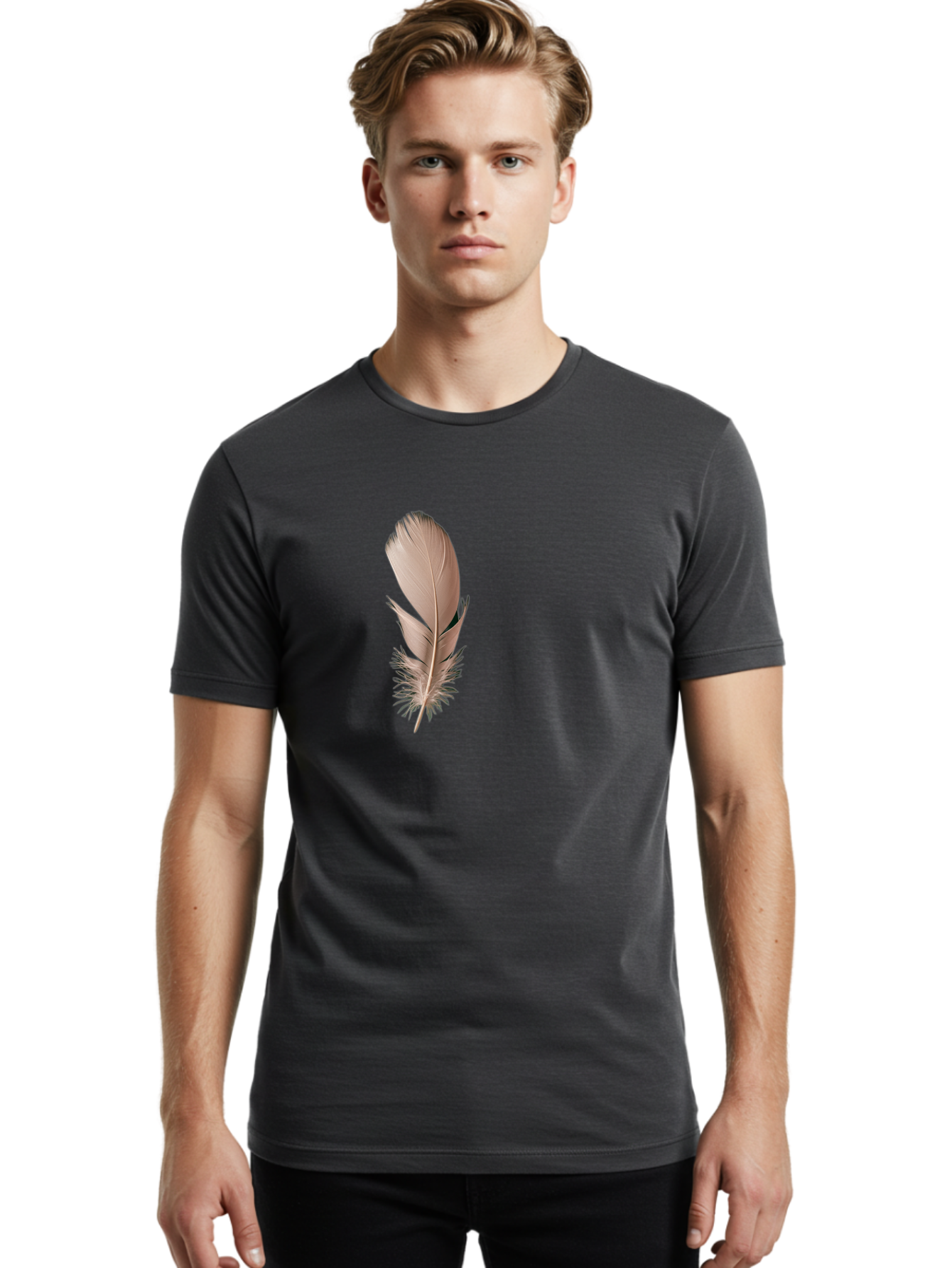 White-Feather Men'S Graphic Tee, 100% Cotton, Comfortable Casual Summer Wear, Machine Washable, Vintage Camera, Old Camera, Antique Camera, Black Camera, Classic Photography, Photography Equipment, Nostalgic Device, Film Camera, Camera Art Baj310
