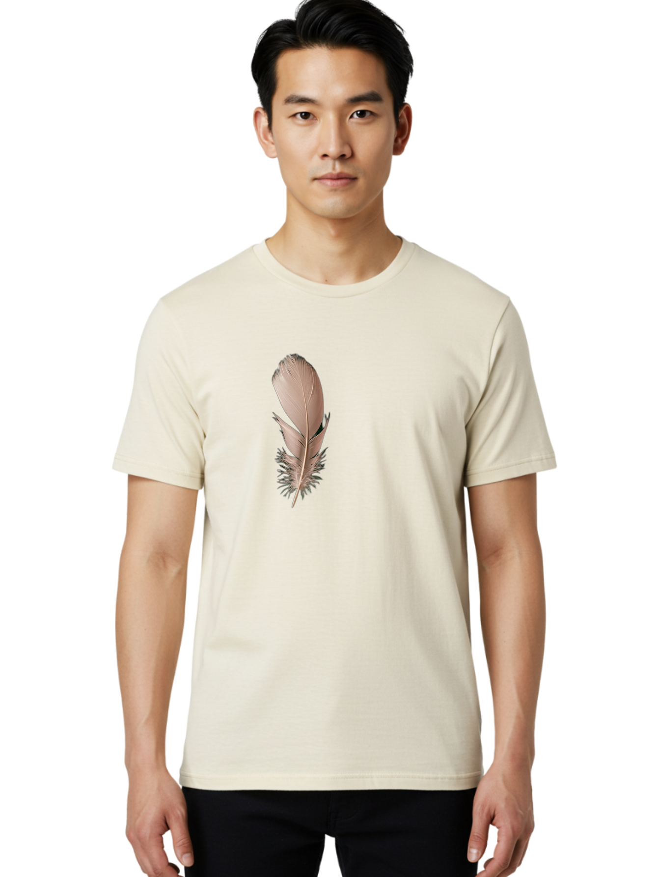 White-Feather Men'S Graphic Tee, 100% Cotton, Comfortable Casual Summer Wear, Machine Washable, Vintage Camera, Old Camera, Antique Camera, Black Camera, Classic Photography, Photography Equipment, Nostalgic Device, Film Camera, Camera Art Baj310