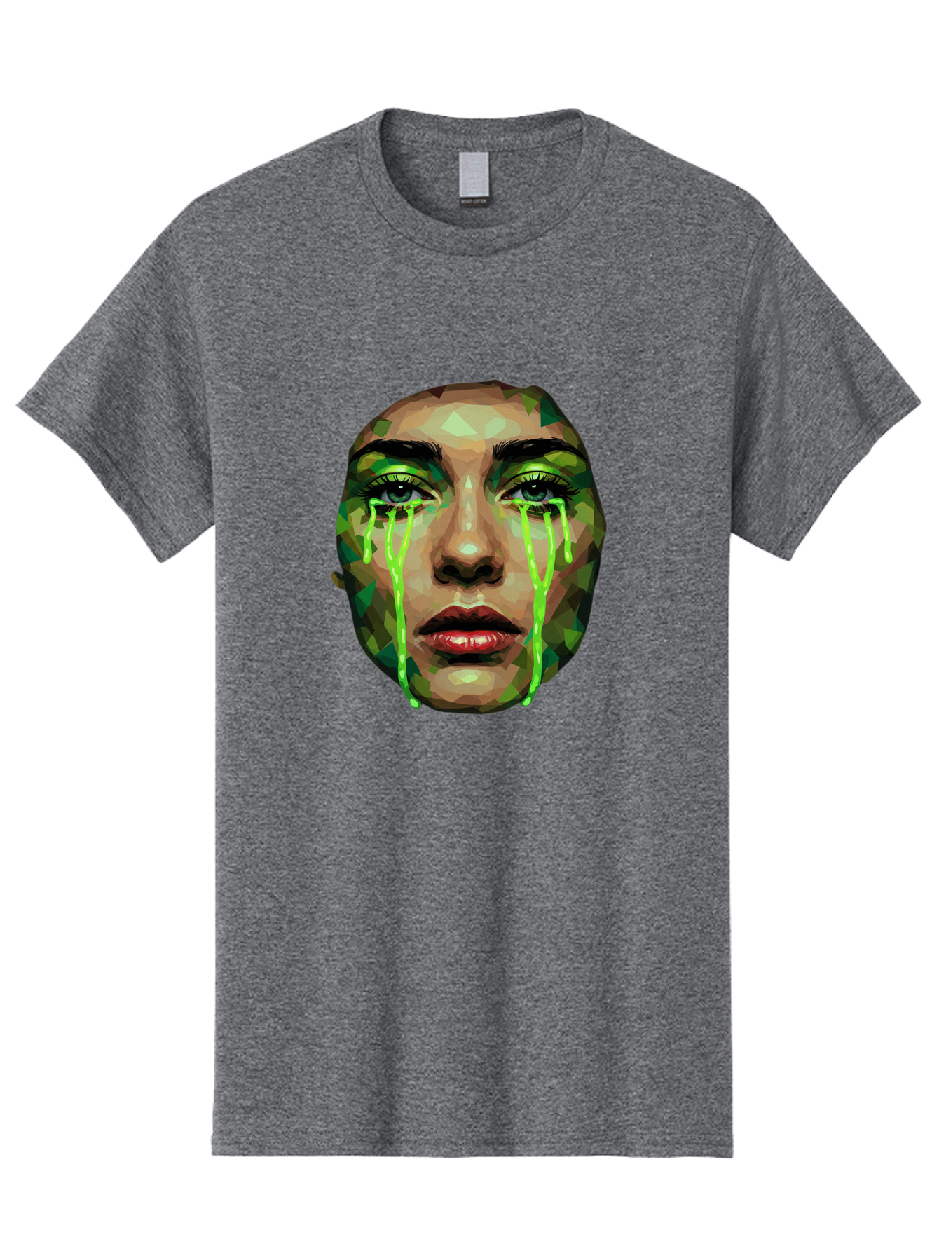 Woman-Crying-Green-Tears Men'S Graphic Tee, 100% Cotton, Comfortable Casual Summer Wear, Machine Washable, Vintage Camera, Old Camera, Antique Camera, Black Camera, Classic Photography, Photography Equipment, Nostalgic Device, Film Camera, Baj315