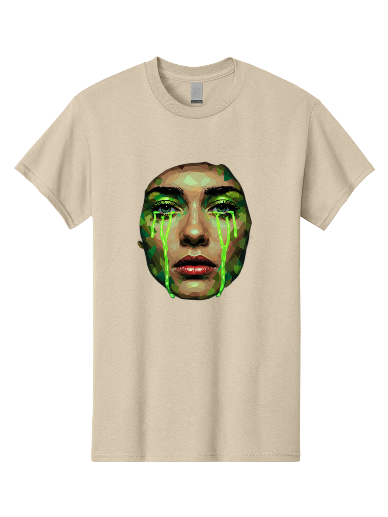 Woman-Crying-Green-Tears Men'S Graphic Tee, 100% Cotton, Comfortable Casual Summer Wear, Machine Washable, Vintage Camera, Old Camera, Antique Camera, Black Camera, Classic Photography, Photography Equipment, Nostalgic Device, Film Camera, Baj315