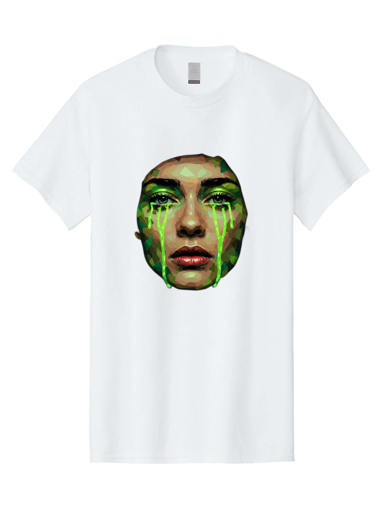 Woman-Crying-Green-Tears Men'S Graphic Tee, 100% Cotton, Comfortable Casual Summer Wear, Machine Washable, Vintage Camera, Old Camera, Antique Camera, Black Camera, Classic Photography, Photography Equipment, Nostalgic Device, Film Camera, Baj315