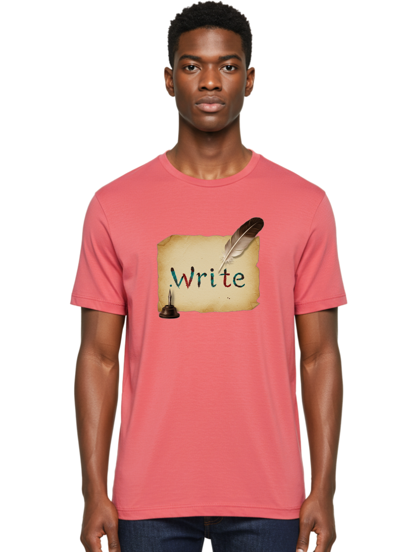 Write Men'S Graphic Tee, 100% Cotton, Comfortable Casual Summer Wear, Machine Washable, Vintage Camera, Old Camera, Antique Camera, Black Camera, Classic Photography, Photography Equipment, Nostalgic Device, Film Camera, Camera Art Baj316