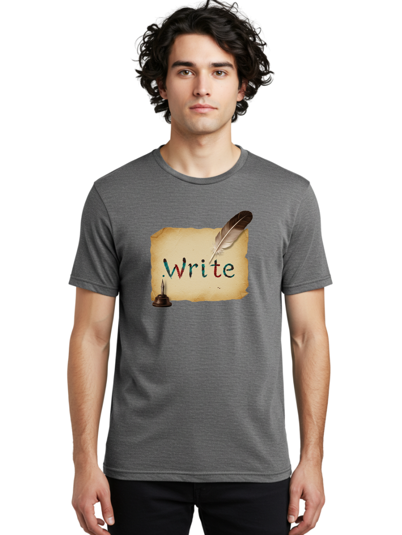 Write Men'S Graphic Tee, 100% Cotton, Comfortable Casual Summer Wear, Machine Washable, Vintage Camera, Old Camera, Antique Camera, Black Camera, Classic Photography, Photography Equipment, Nostalgic Device, Film Camera, Camera Art Baj316