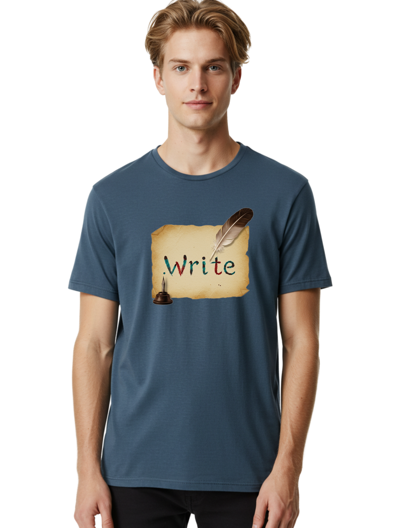 Write Men'S Graphic Tee, 100% Cotton, Comfortable Casual Summer Wear, Machine Washable, Vintage Camera, Old Camera, Antique Camera, Black Camera, Classic Photography, Photography Equipment, Nostalgic Device, Film Camera, Camera Art Baj316