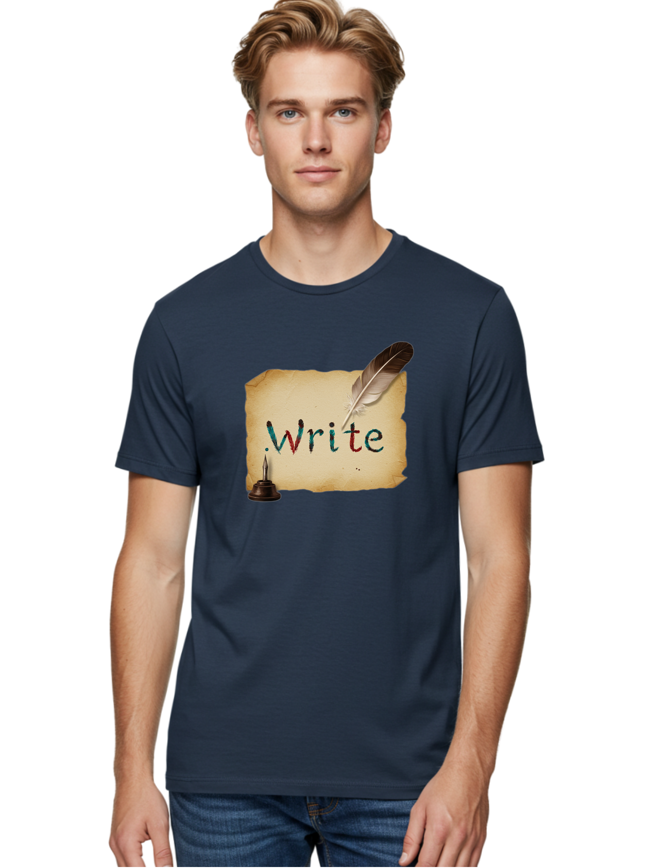 Write Men'S Graphic Tee, 100% Cotton, Comfortable Casual Summer Wear, Machine Washable, Vintage Camera, Old Camera, Antique Camera, Black Camera, Classic Photography, Photography Equipment, Nostalgic Device, Film Camera, Camera Art Baj316