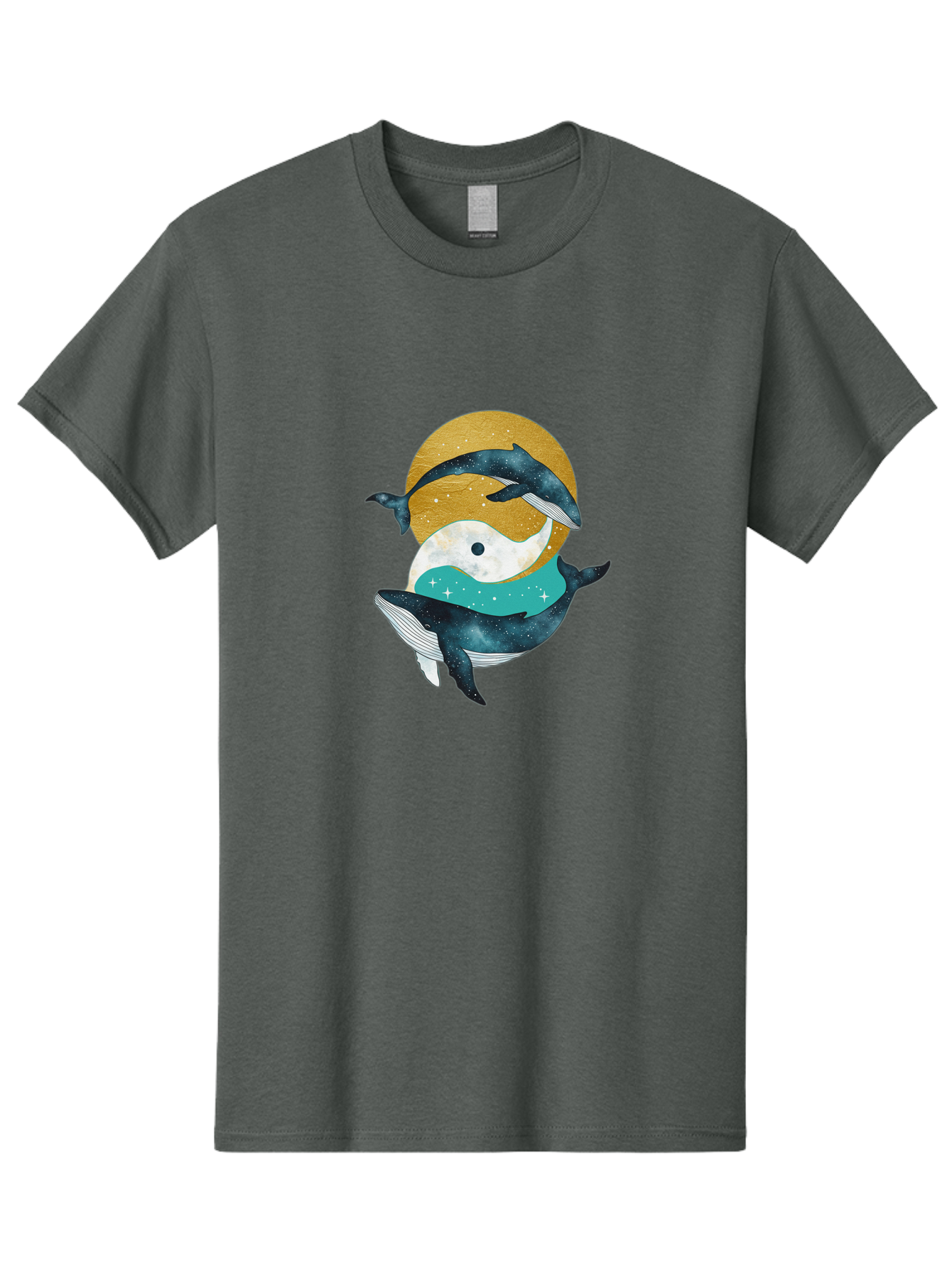 Yin-Yang-Dolphins Men'S Graphic Tee, 100% Cotton, Comfortable Casual Summer Wear, Machine Washable, Vintage Camera, Old Camera, Antique Camera, Black Camera, Classic Photography, Photography Equipment, Nostalgic Device, Film Camera, Camera Art Baj317