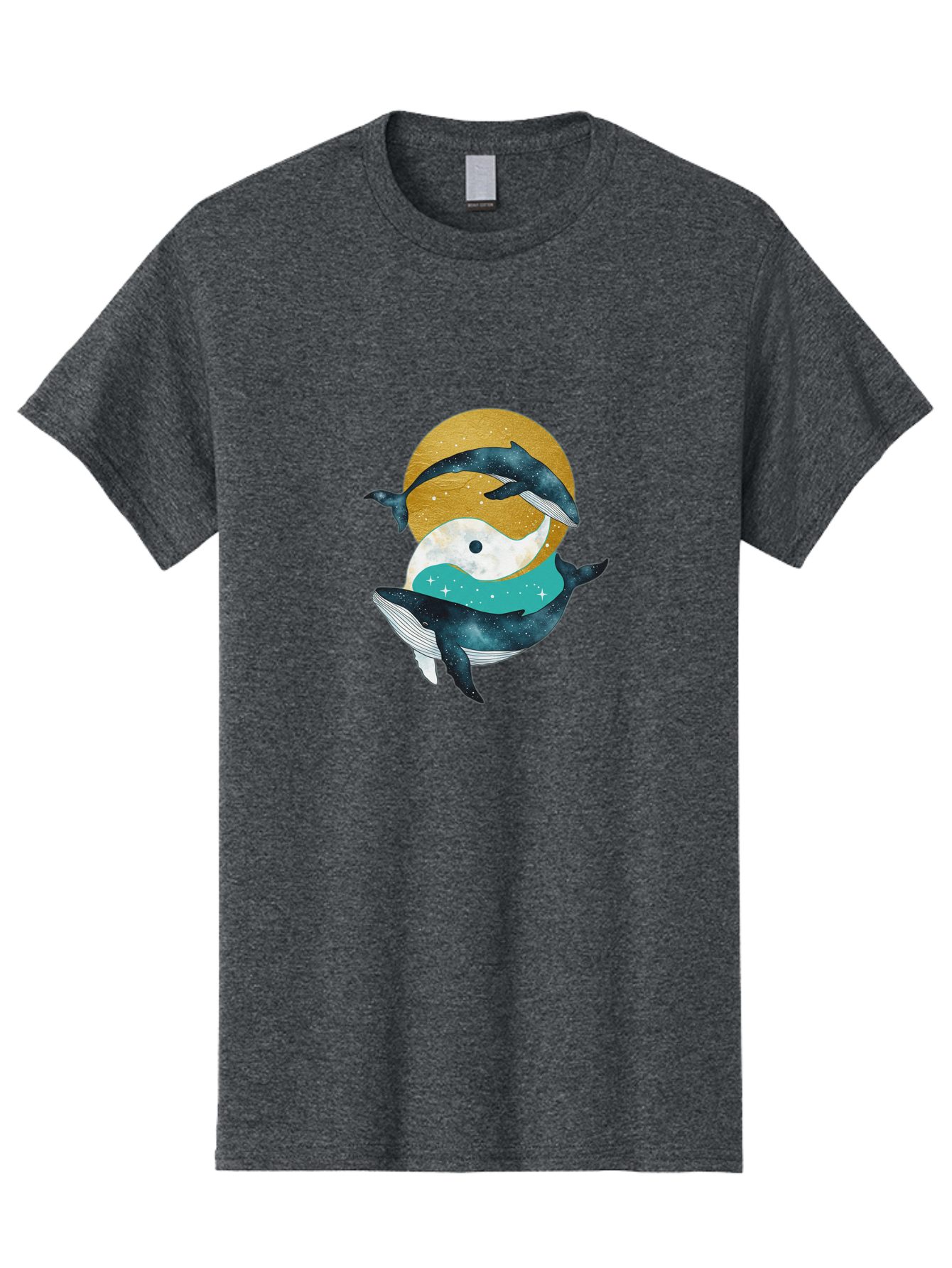 Yin-Yang-Dolphins Men'S Graphic Tee, 100% Cotton, Comfortable Casual Summer Wear, Machine Washable, Vintage Camera, Old Camera, Antique Camera, Black Camera, Classic Photography, Photography Equipment, Nostalgic Device, Film Camera, Camera Art Baj317