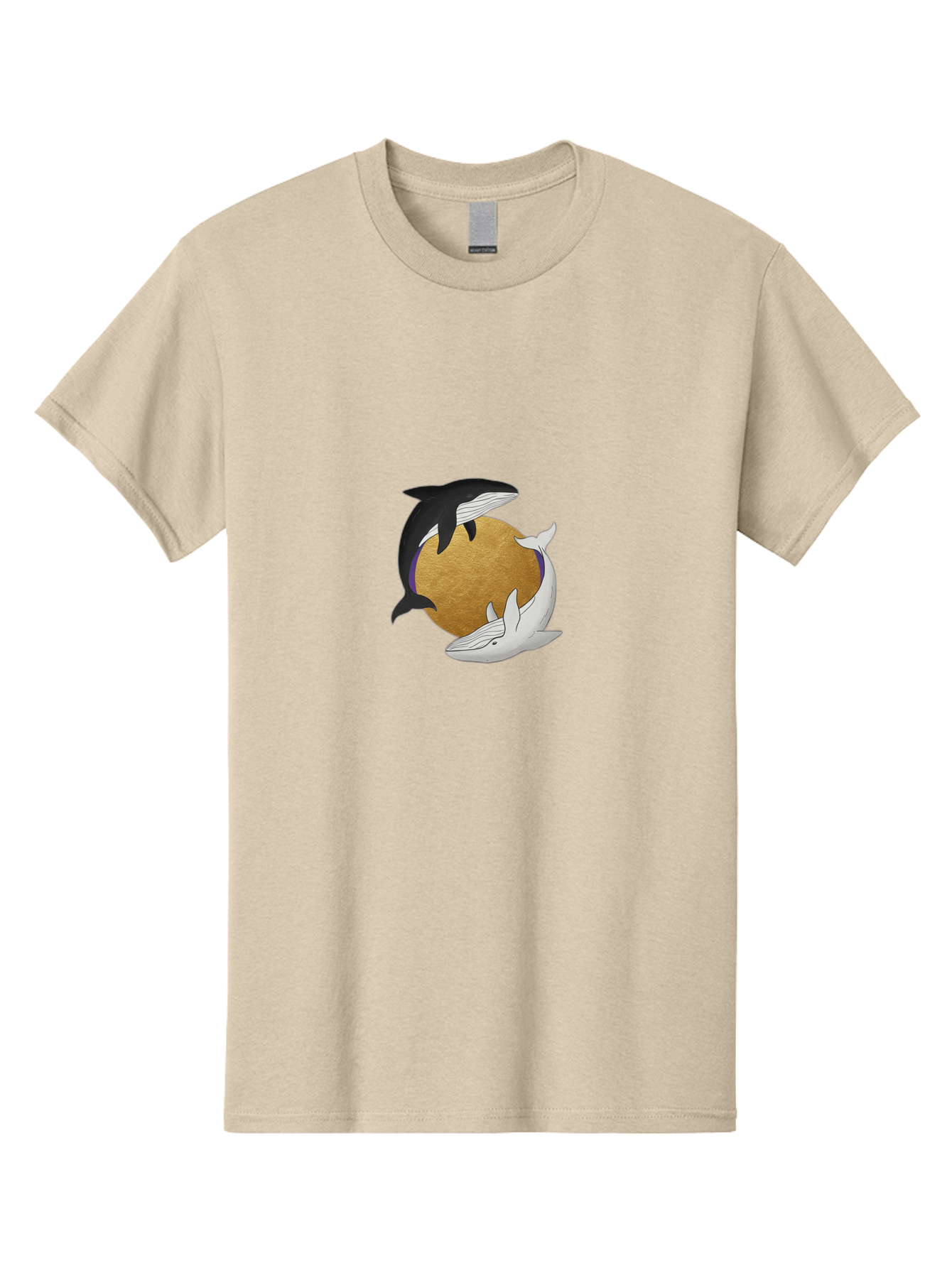 Yin-Yang-Whales Men'S Graphic Tee, 100% Cotton, Comfortable Casual Summer Wear, Machine Washable, Vintage Camera, Old Camera, Antique Camera, Black Camera, Classic Photography, Photography Equipment, Nostalgic Device, Film Camera, Camera Art Baj318