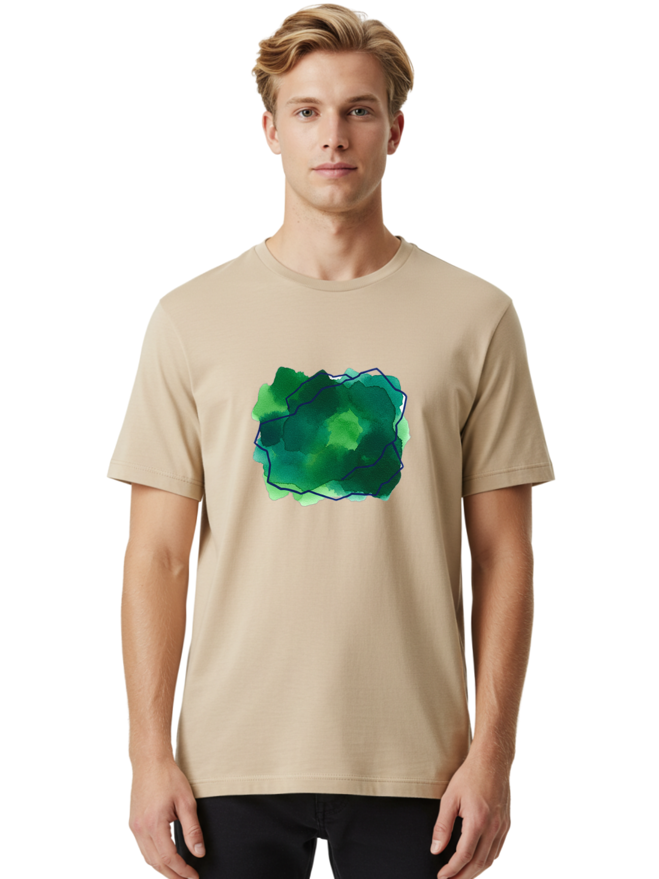 Abstract-Watercolor-Shape Men'S Graphic Tee, 100% Cotton, Comfortable Casual Summer Wear, Machine Washable, Vintage Camera, Old Camera, Antique Camera, Black Camera, Classic Photography, Photography Equipment, Nostalgic Device, Film Camera, Baj320