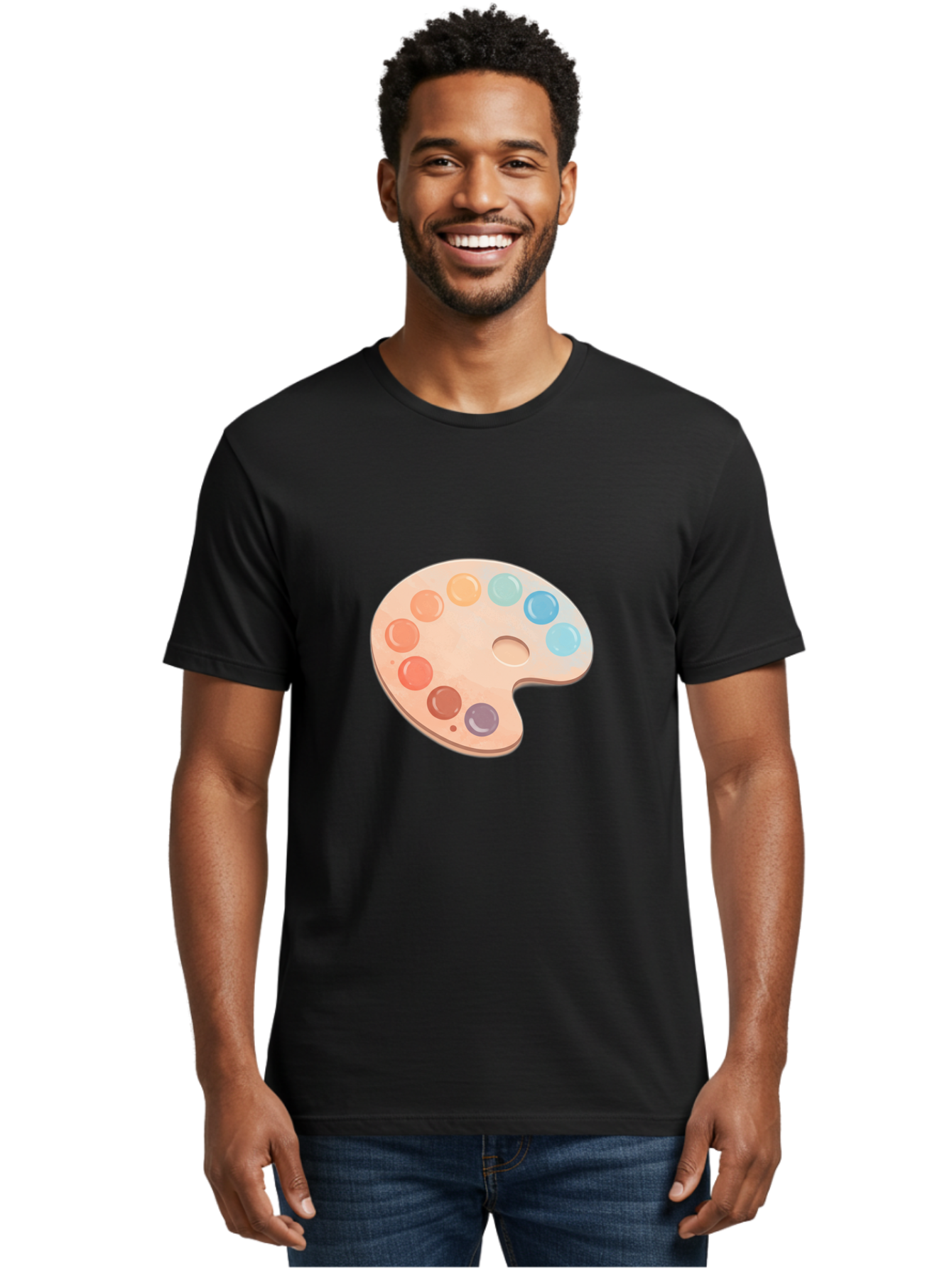 Artist-S-Palette Men'S Graphic Tee, 100% Cotton, Comfortable Casual Summer Wear, Machine Washable, Vintage Camera, Old Camera, Antique Camera, Black Camera, Classic Photography, Photography Equipment, Nostalgic Device, Film Camera, Camera Art Baj321