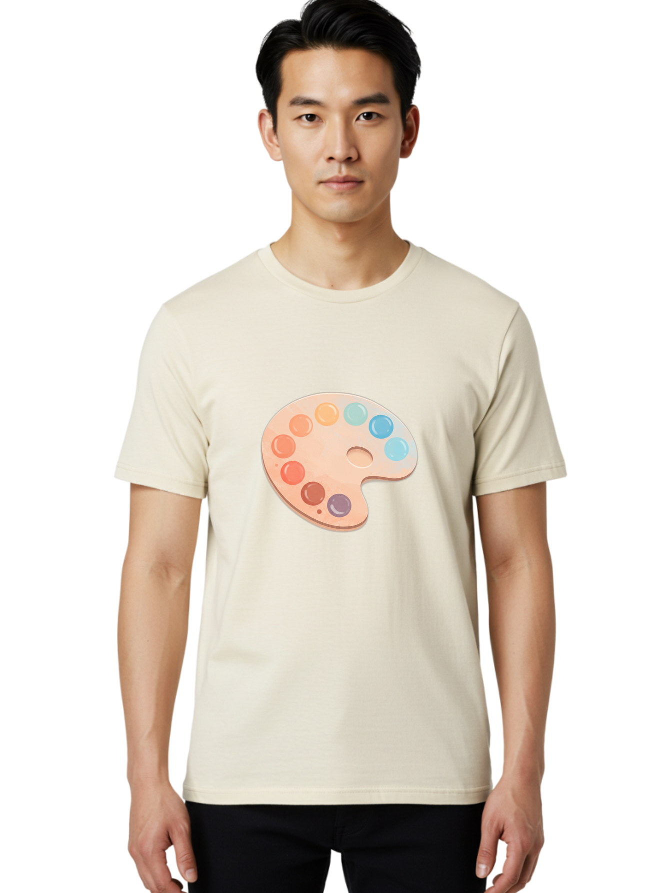 Artist-S-Palette Men'S Graphic Tee, 100% Cotton, Comfortable Casual Summer Wear, Machine Washable, Vintage Camera, Old Camera, Antique Camera, Black Camera, Classic Photography, Photography Equipment, Nostalgic Device, Film Camera, Camera Art Baj321