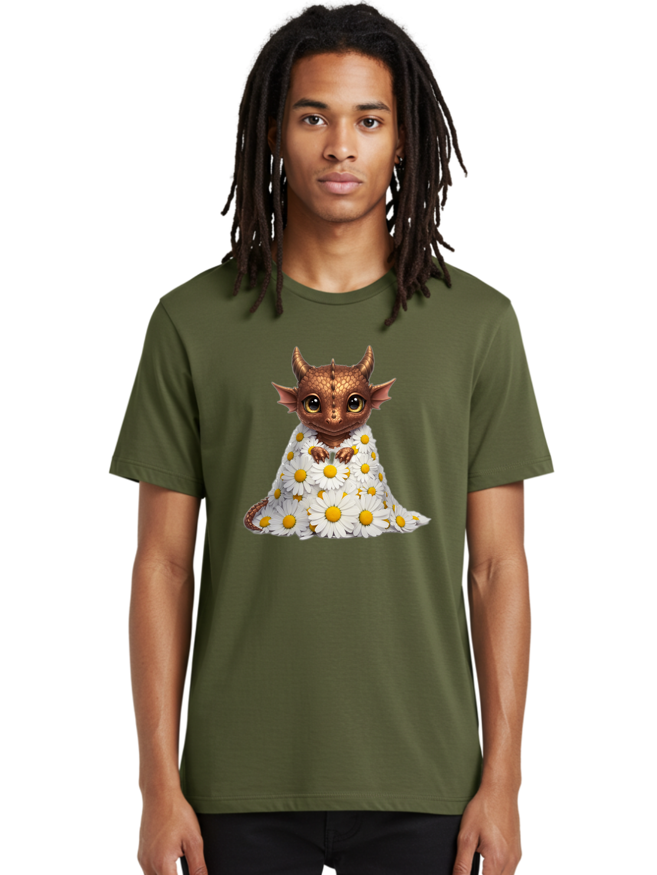 Baby-Dragon-In-Daisies Men'S Graphic Tee, 100% Cotton, Comfortable Casual Summer Wear, Machine Washable, Vintage Camera, Old Camera, Antique Camera, Black Camera, Classic Photography, Photography Equipment, Nostalgic Device, Film Camera, Baj324