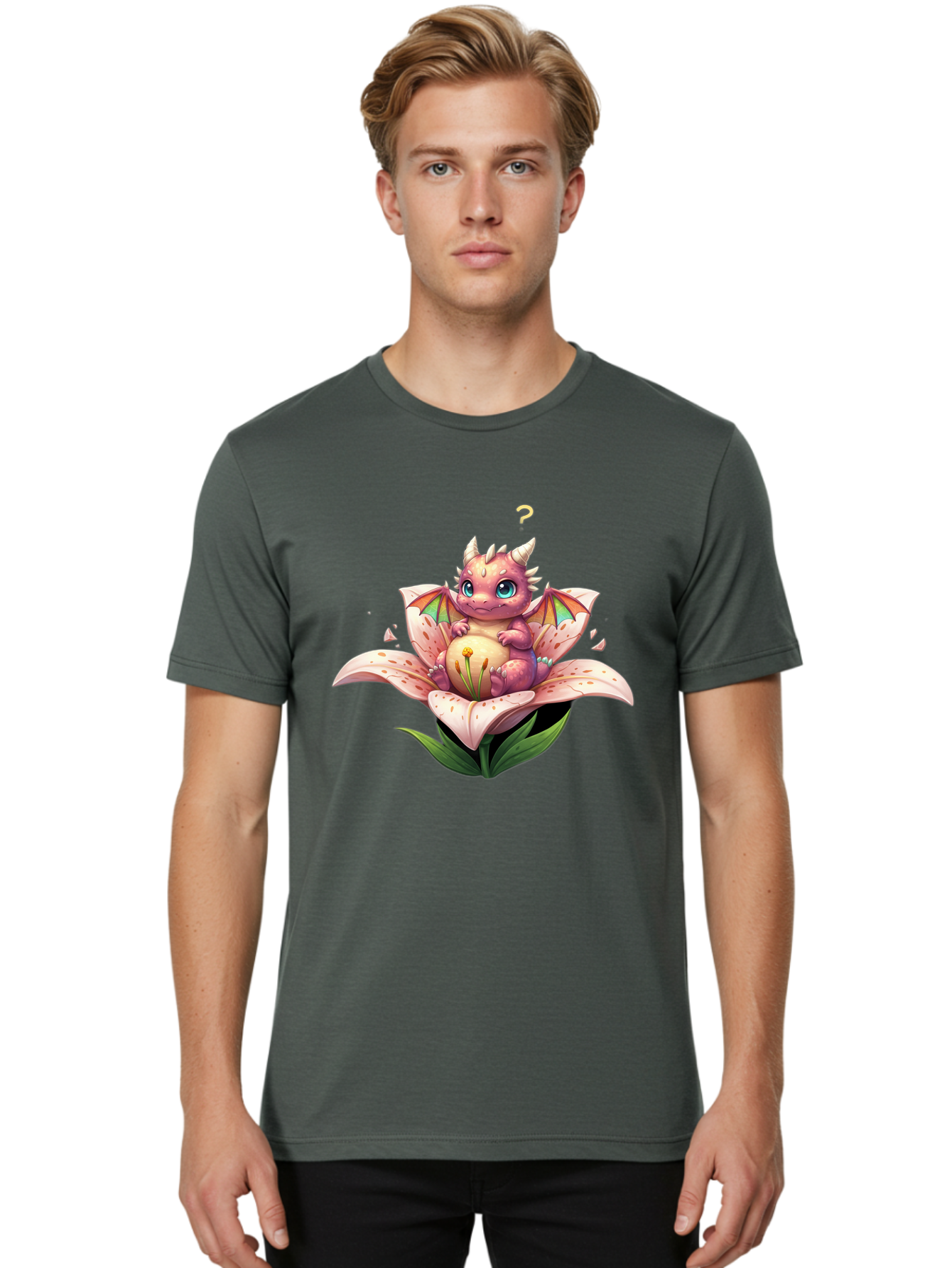 Baby-Dragon-On-Lily Men'S Graphic Tee, 100% Cotton, Comfortable Casual Summer Wear, Machine Washable, Vintage Camera, Old Camera, Antique Camera, Black Camera, Classic Photography, Photography Equipment, Nostalgic Device, Film Camera, Baj325