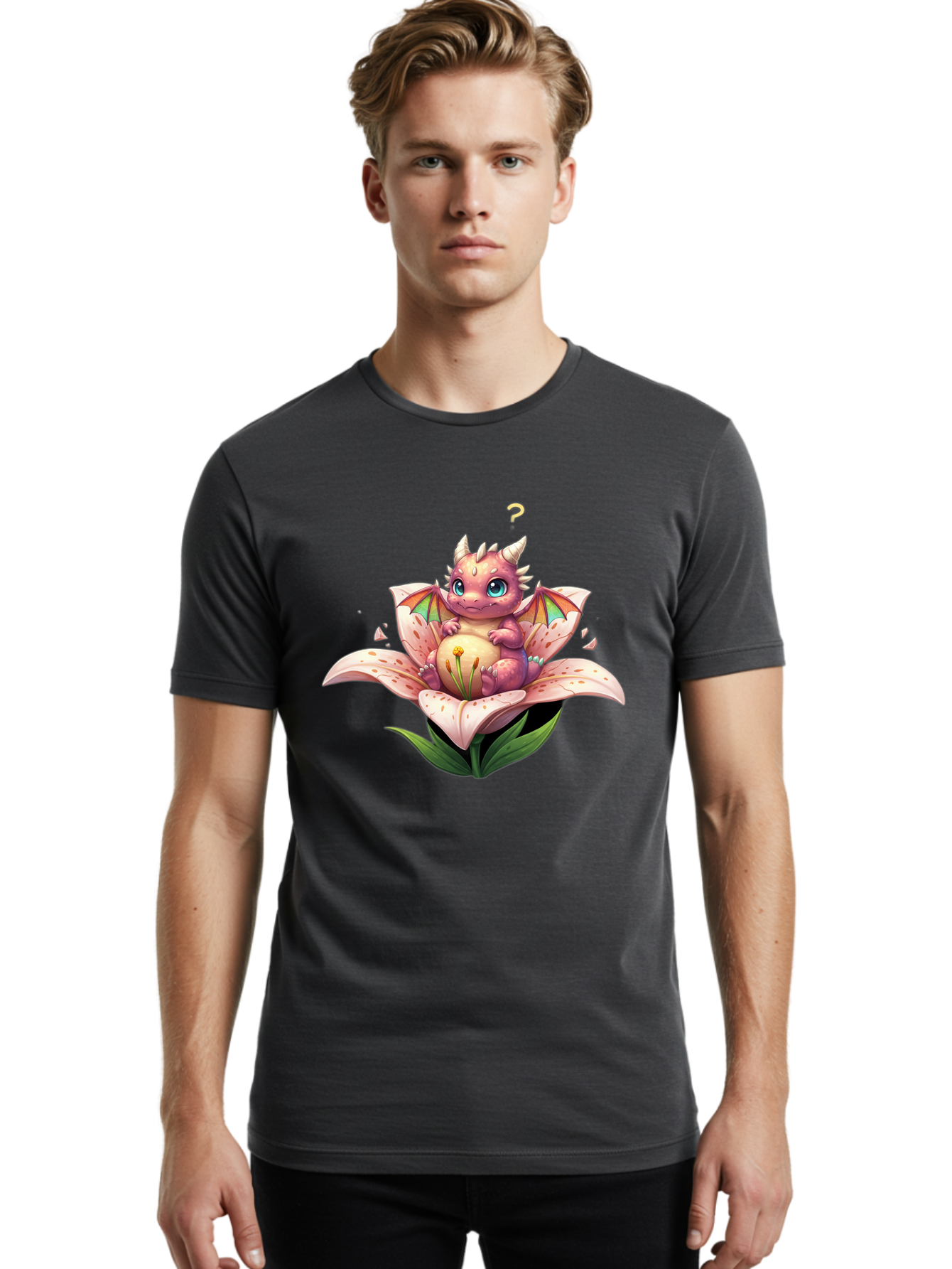 Baby-Dragon-On-Lily Men'S Graphic Tee, 100% Cotton, Comfortable Casual Summer Wear, Machine Washable, Vintage Camera, Old Camera, Antique Camera, Black Camera, Classic Photography, Photography Equipment, Nostalgic Device, Film Camera, Baj325