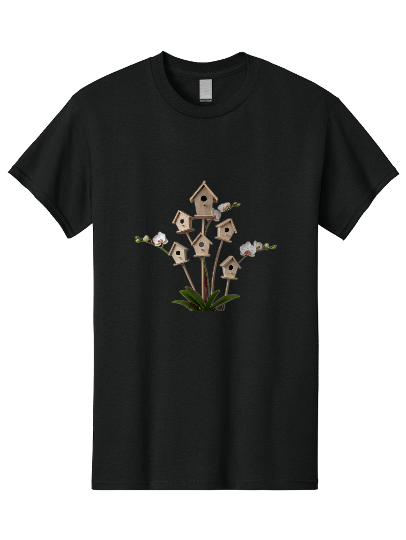 Birdhouse-Bouquet Men'S Graphic Tee, 100% Cotton, Comfortable Casual Summer Wear, Machine Washable, Vintage Camera, Old Camera, Antique Camera, Black Camera, Classic Photography, Photography Equipment, Nostalgic Device, Film Camera, Camera Art Baj327