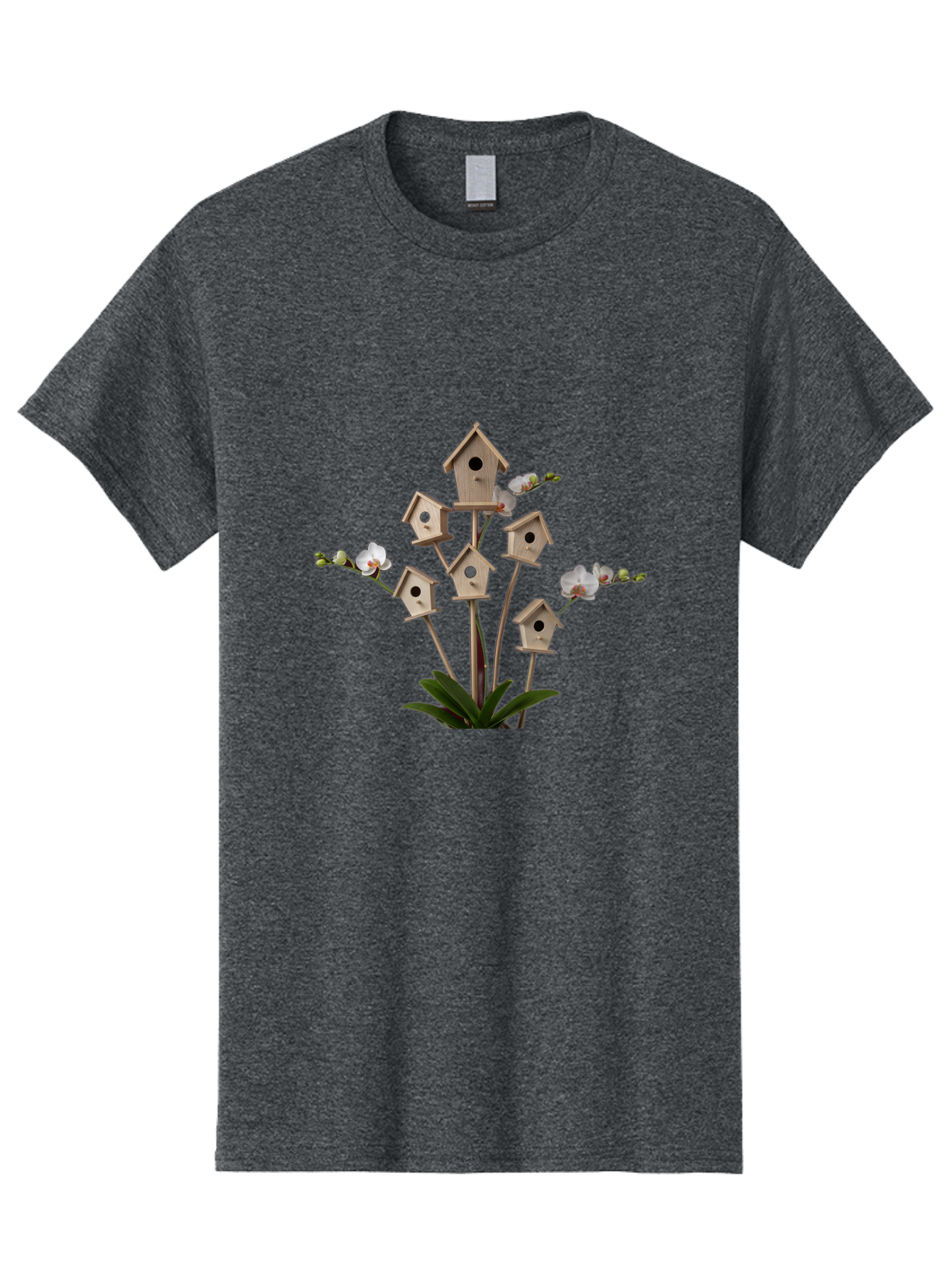 Birdhouse-Bouquet Men'S Graphic Tee, 100% Cotton, Comfortable Casual Summer Wear, Machine Washable, Vintage Camera, Old Camera, Antique Camera, Black Camera, Classic Photography, Photography Equipment, Nostalgic Device, Film Camera, Camera Art Baj327