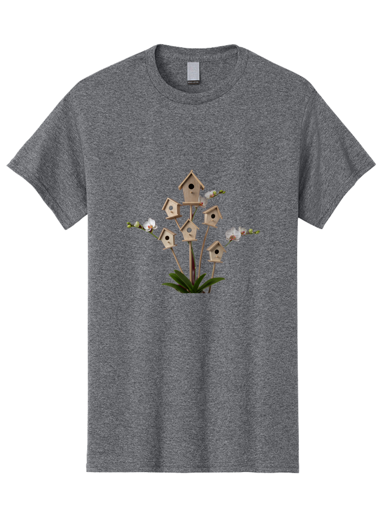 Birdhouse-Bouquet Men'S Graphic Tee, 100% Cotton, Comfortable Casual Summer Wear, Machine Washable, Vintage Camera, Old Camera, Antique Camera, Black Camera, Classic Photography, Photography Equipment, Nostalgic Device, Film Camera, Camera Art Baj327