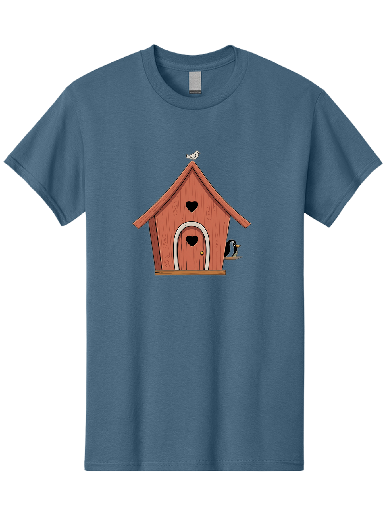 Birdhouse-With-Heart-Shaped-Windows Men'S Graphic Tee, 100% Cotton, Comfortable Casual Summer Wear, Machine Washable, Vintage Camera, Old Camera, Antique Camera, Black Camera, Classic Photography, Photography Equipment, Nostalgic Device, Baj328