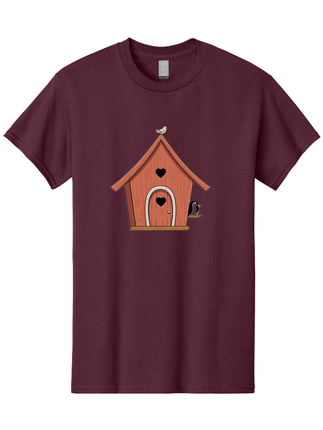 Birdhouse-With-Heart-Shaped-Windows Men'S Graphic Tee, 100% Cotton, Comfortable Casual Summer Wear, Machine Washable, Vintage Camera, Old Camera, Antique Camera, Black Camera, Classic Photography, Photography Equipment, Nostalgic Device, Baj328
