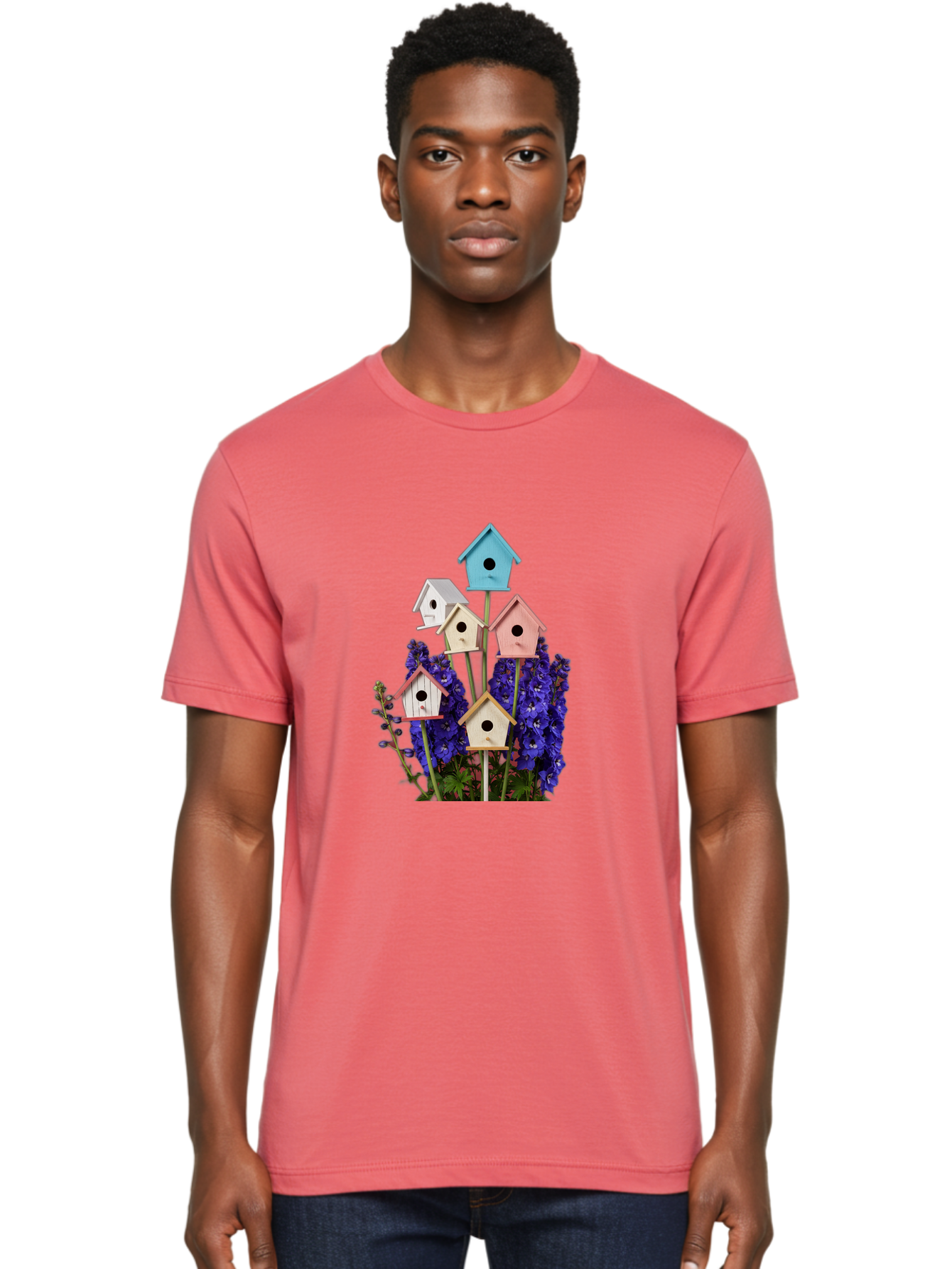 Birdhouses-1 Men'S Graphic Tee, 100% Cotton, Comfortable Casual Summer Wear, Machine Washable, Vintage Camera, Old Camera, Antique Camera, Black Camera, Classic Photography, Photography Equipment, Nostalgic Device, Film Camera, Camera Art Baj329