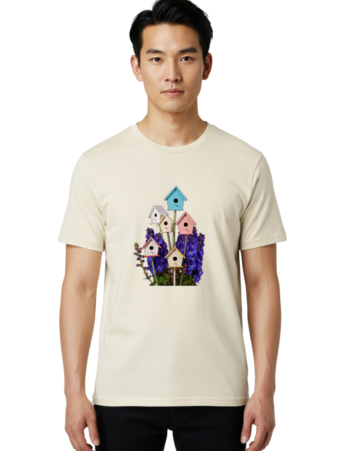Birdhouses-1 Men'S Graphic Tee, 100% Cotton, Comfortable Casual Summer Wear, Machine Washable, Vintage Camera, Old Camera, Antique Camera, Black Camera, Classic Photography, Photography Equipment, Nostalgic Device, Film Camera, Camera Art Baj329