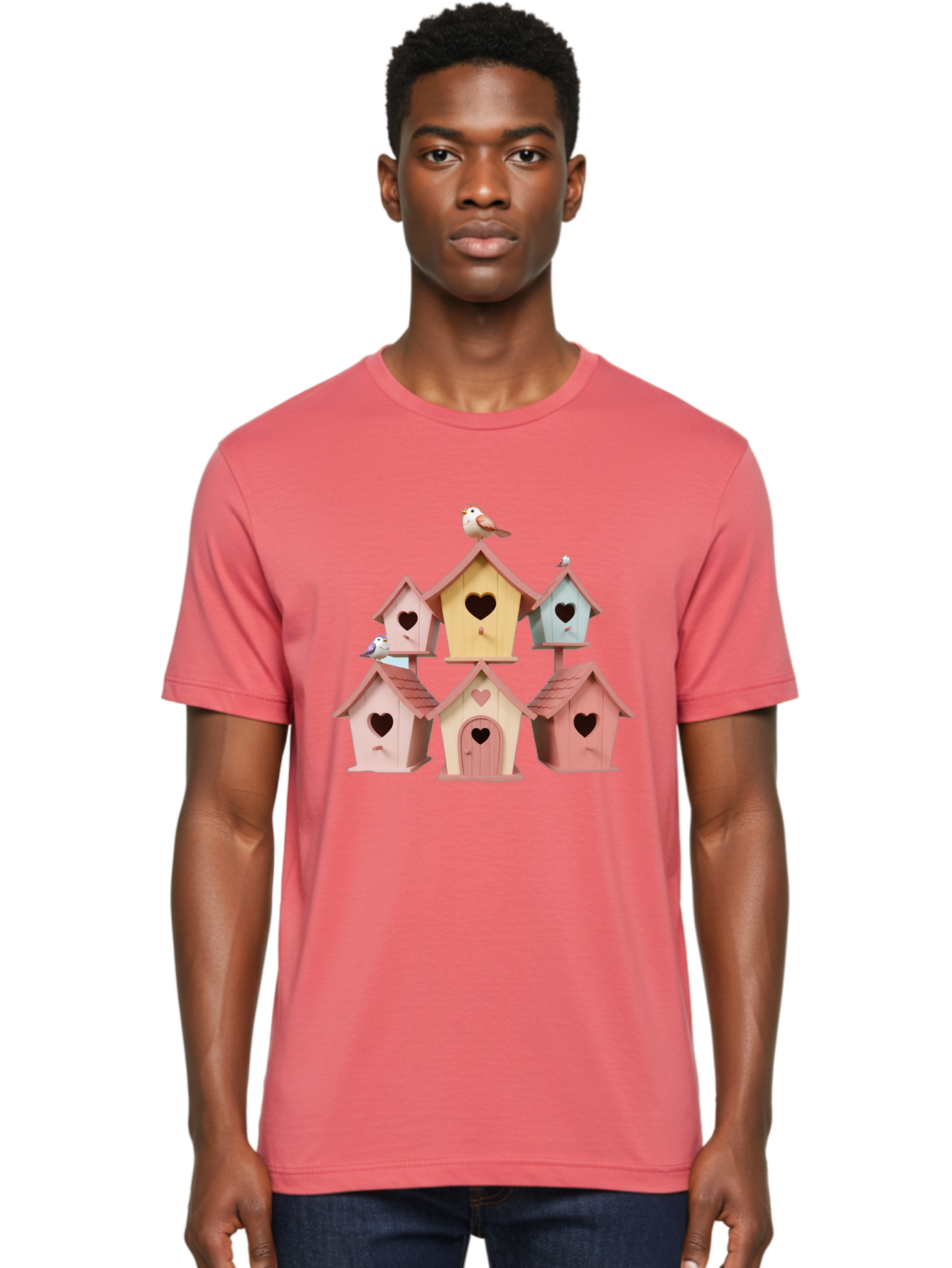 Birdhouses Men'S Graphic Tee, 100% Cotton, Comfortable Casual Summer Wear, Machine Washable, Vintage Camera, Old Camera, Antique Camera, Black Camera, Classic Photography, Photography Equipment, Nostalgic Device, Film Camera, Camera Art Baj332