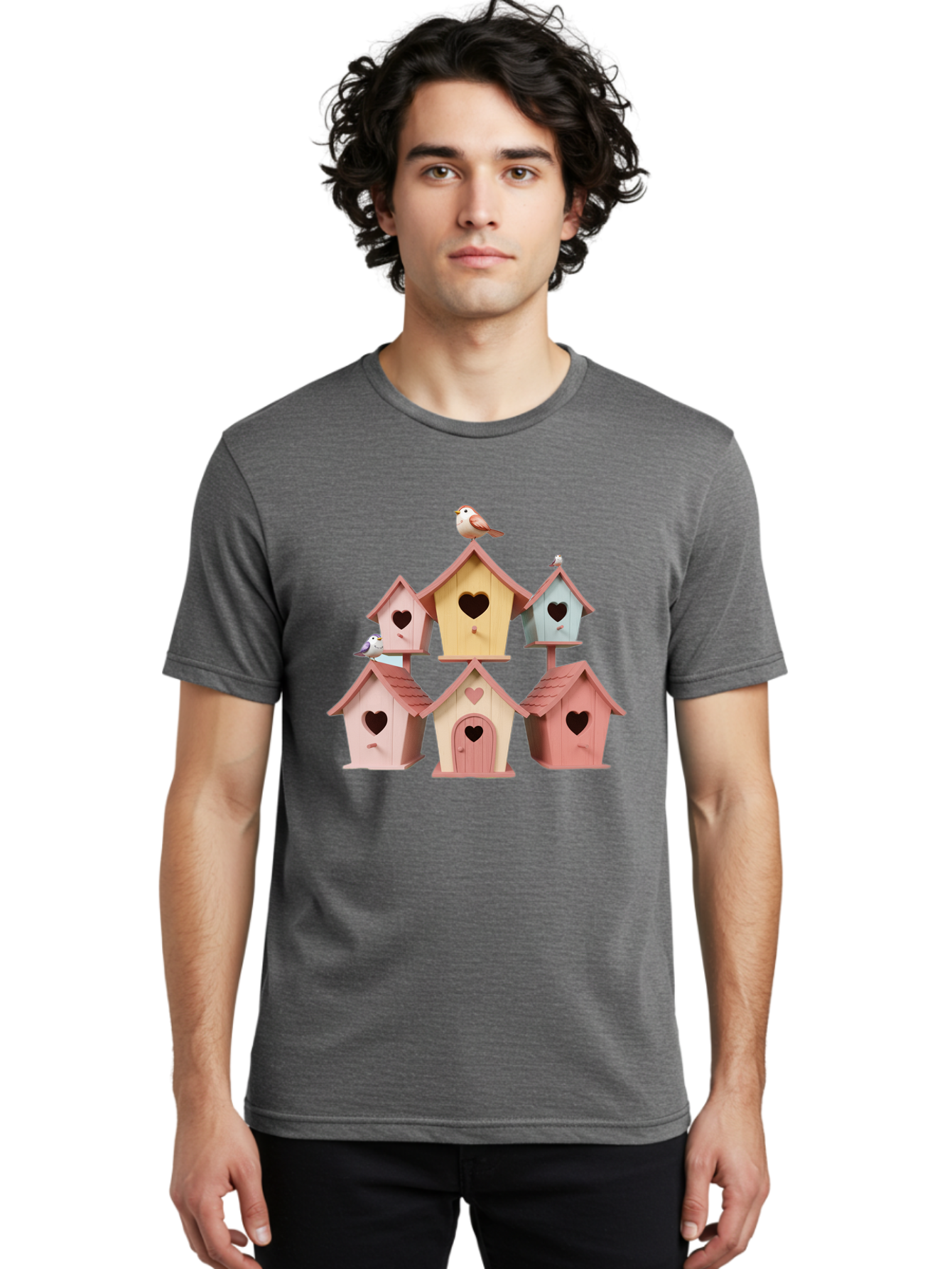Birdhouses Men'S Graphic Tee, 100% Cotton, Comfortable Casual Summer Wear, Machine Washable, Vintage Camera, Old Camera, Antique Camera, Black Camera, Classic Photography, Photography Equipment, Nostalgic Device, Film Camera, Camera Art Baj332