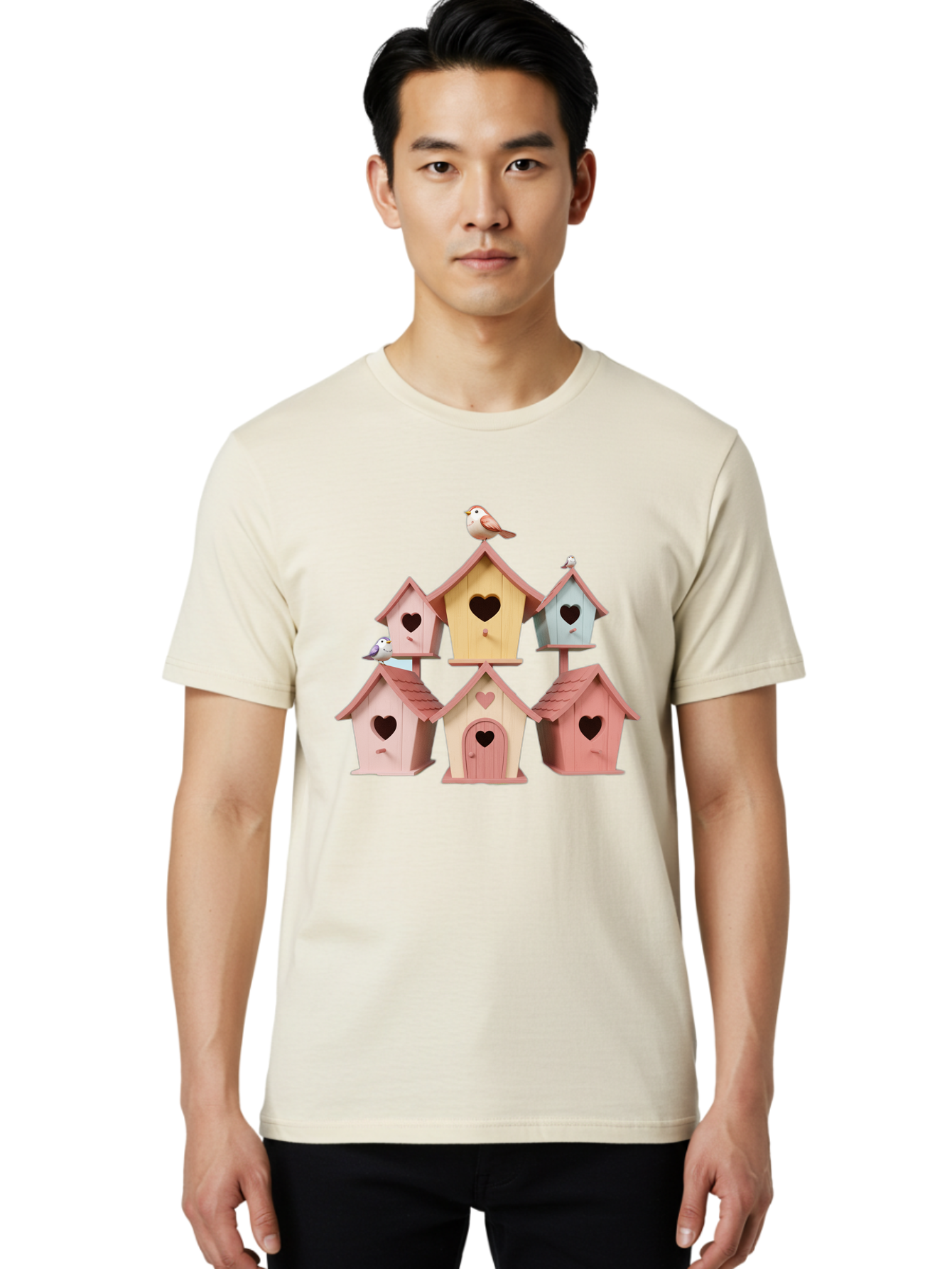 Birdhouses Men'S Graphic Tee, 100% Cotton, Comfortable Casual Summer Wear, Machine Washable, Vintage Camera, Old Camera, Antique Camera, Black Camera, Classic Photography, Photography Equipment, Nostalgic Device, Film Camera, Camera Art Baj332