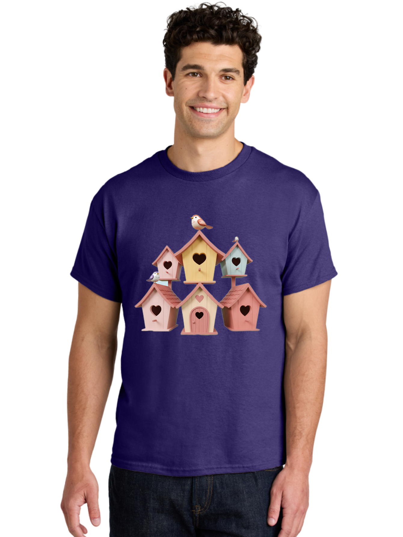 Birdhouses Men'S Graphic Tee, 100% Cotton, Comfortable Casual Summer Wear, Machine Washable, Vintage Camera, Old Camera, Antique Camera, Black Camera, Classic Photography, Photography Equipment, Nostalgic Device, Film Camera, Camera Art Baj332