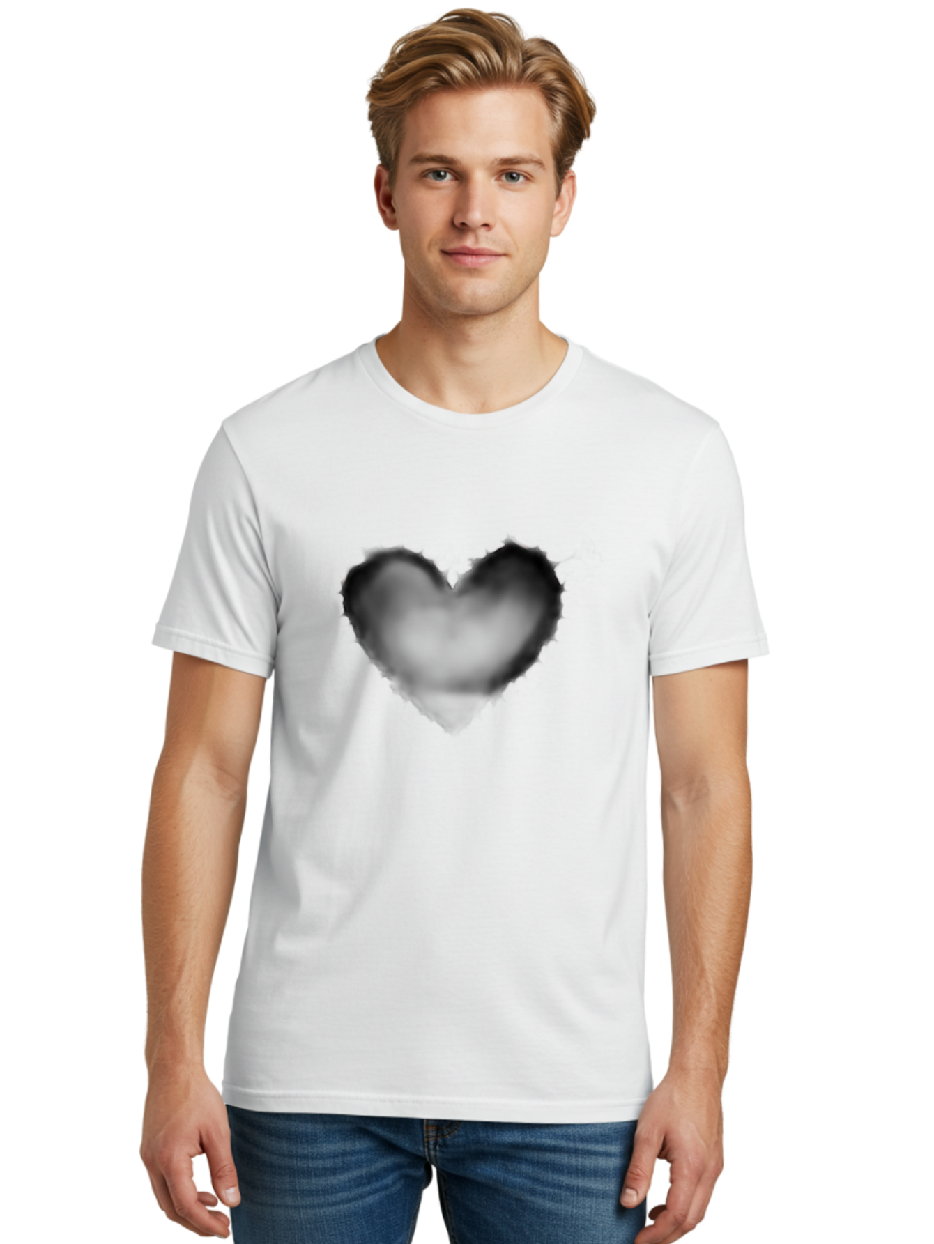 Black-Heart Men'S Graphic Tee, 100% Cotton, Comfortable Casual Summer Wear, Machine Washable, Vintage Camera, Old Camera, Antique Camera, Black Camera, Classic Photography, Photography Equipment, Nostalgic Device, Film Camera, Camera Art Baj333