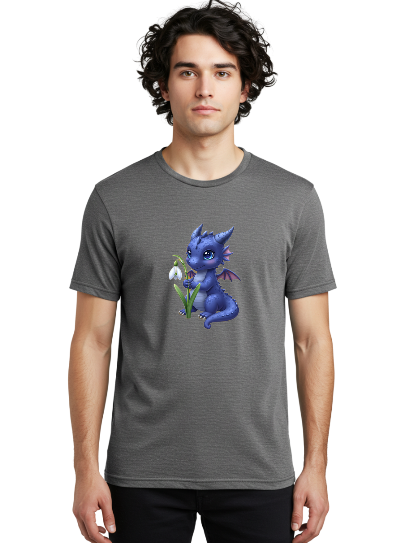Blue-Dragon-With-Snowdrop Men'S Graphic Tee, 100% Cotton, Comfortable Casual Summer Wear, Machine Washable, Vintage Camera, Old Camera, Antique Camera, Black Camera, Classic Photography, Photography Equipment, Nostalgic Device, Film Camera, Baj336