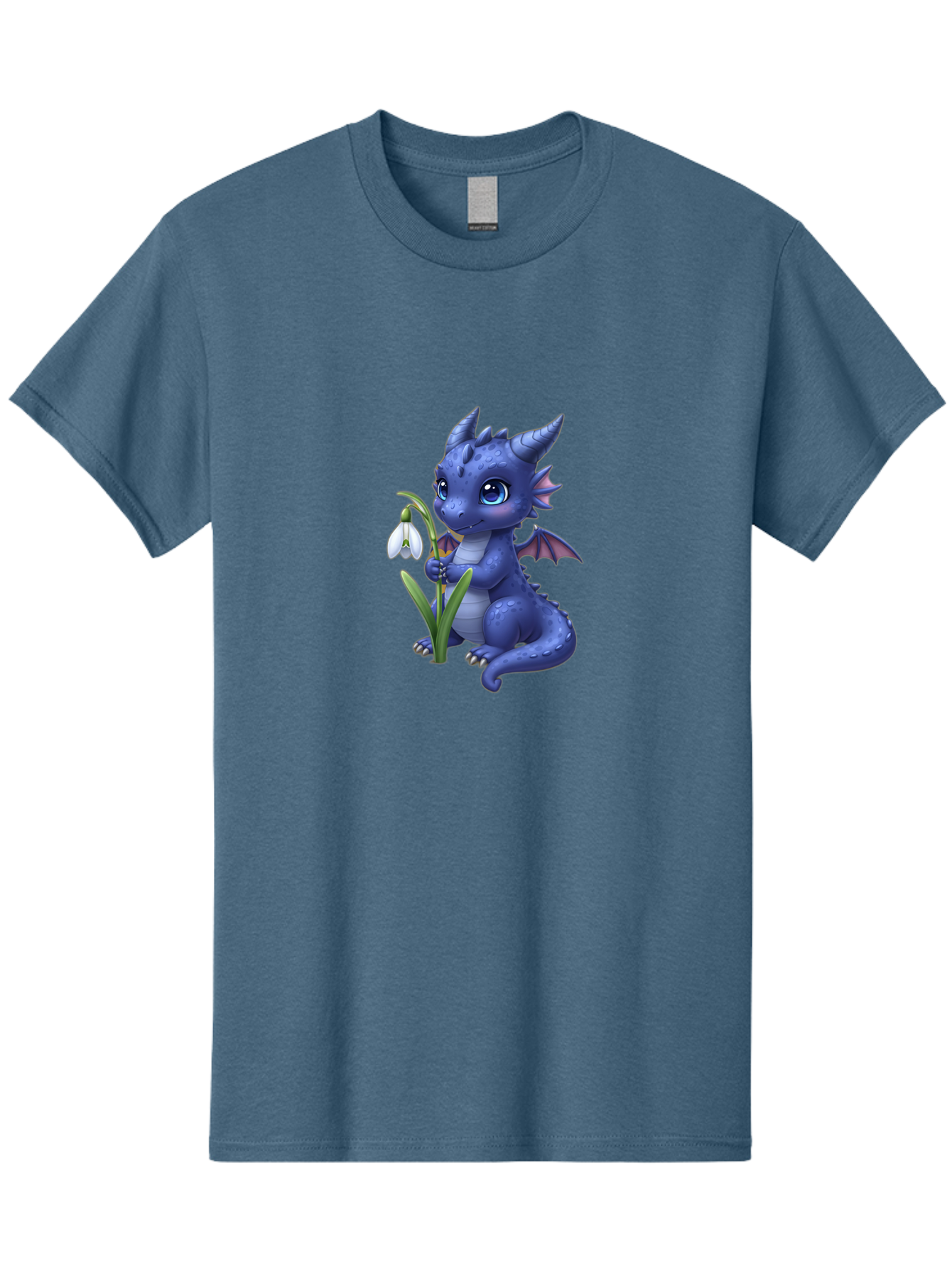 Blue-Dragon-With-Snowdrop Men'S Graphic Tee, 100% Cotton, Comfortable Casual Summer Wear, Machine Washable, Vintage Camera, Old Camera, Antique Camera, Black Camera, Classic Photography, Photography Equipment, Nostalgic Device, Film Camera, Baj336