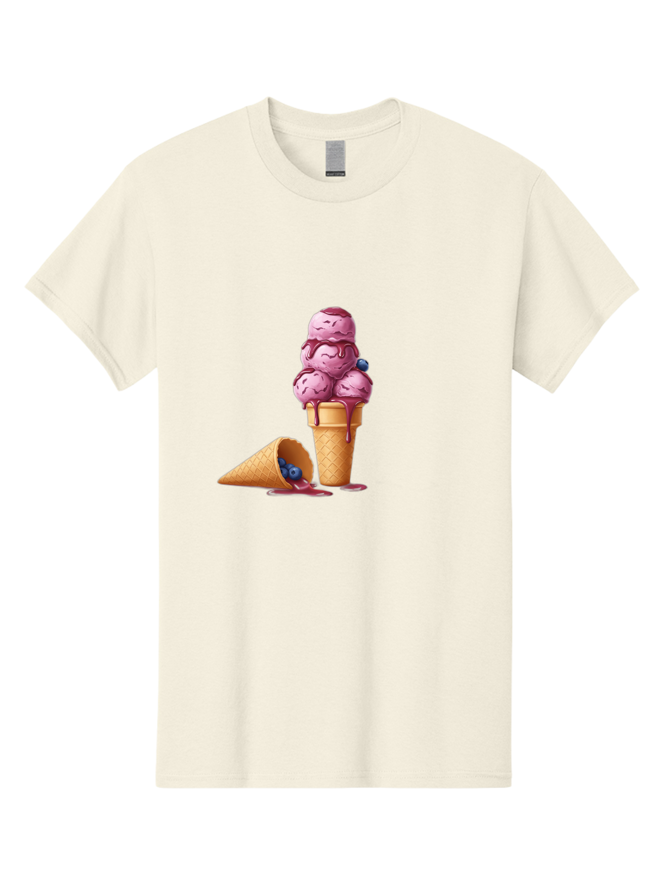 Blueberry-Ice-Cream Men'S Graphic Tee, 100% Cotton, Comfortable Casual Summer Wear, Machine Washable, Vintage Camera, Old Camera, Antique Camera, Black Camera, Classic Photography, Photography Equipment, Nostalgic Device, Film Camera, Baj338
